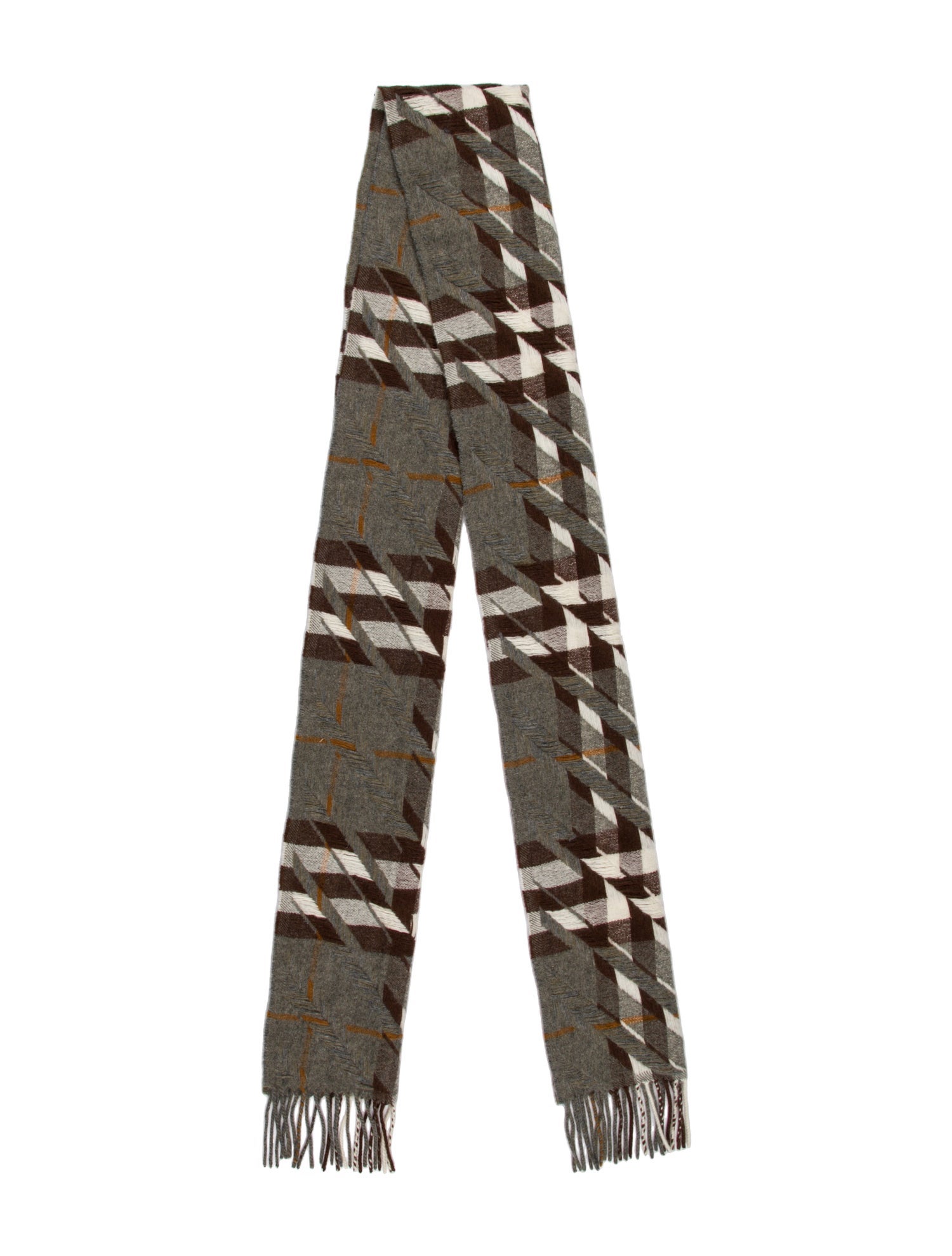 Burberry Cashmere Striped Scarf