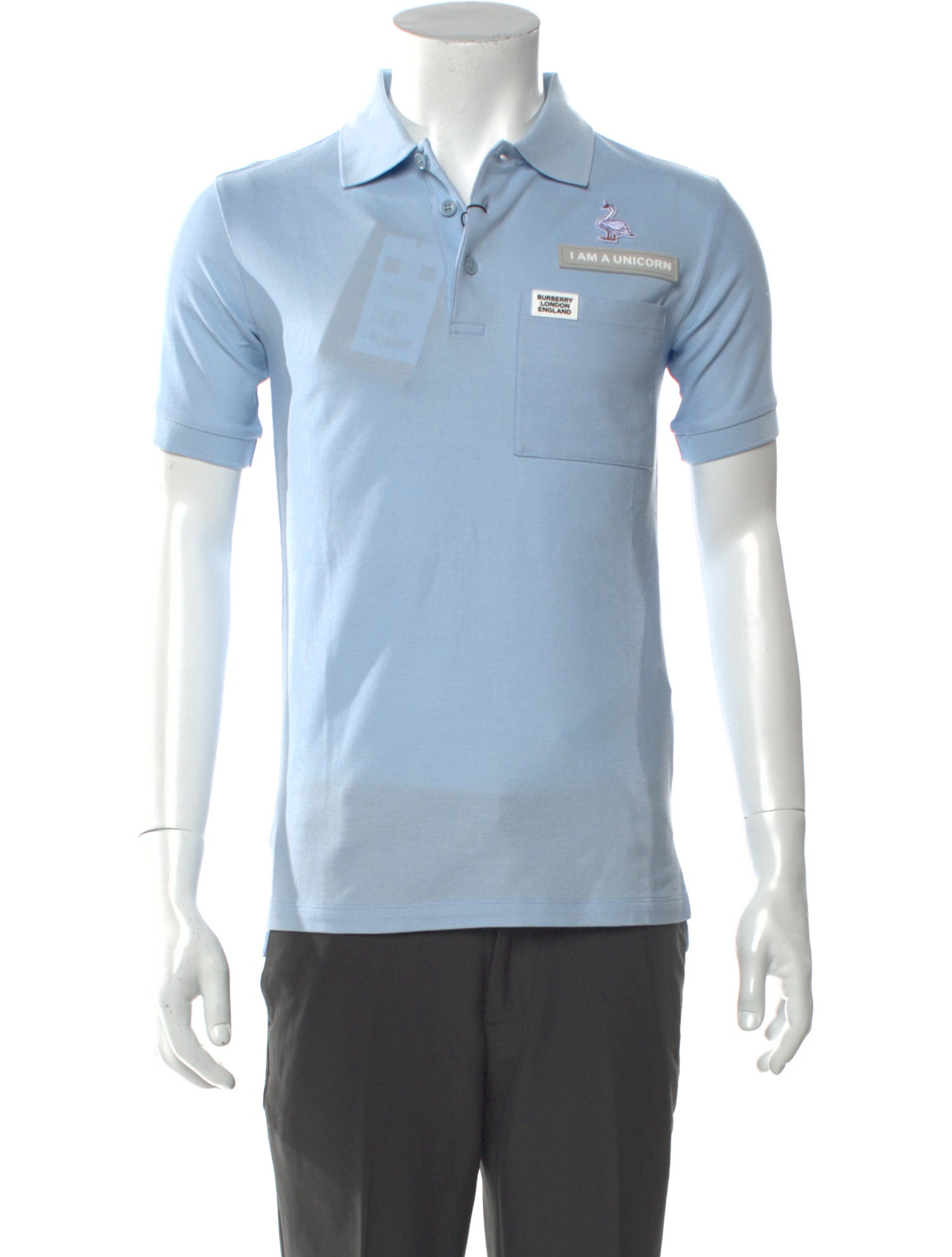 Burberry Nova Check Pattern Collar Polo Shirt