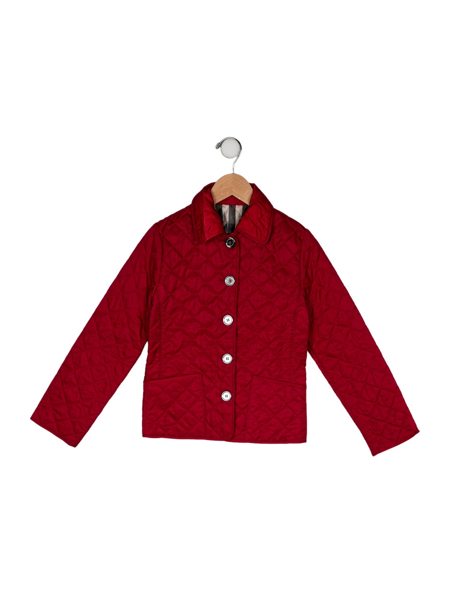 Burberry Solid Quilted Jacket