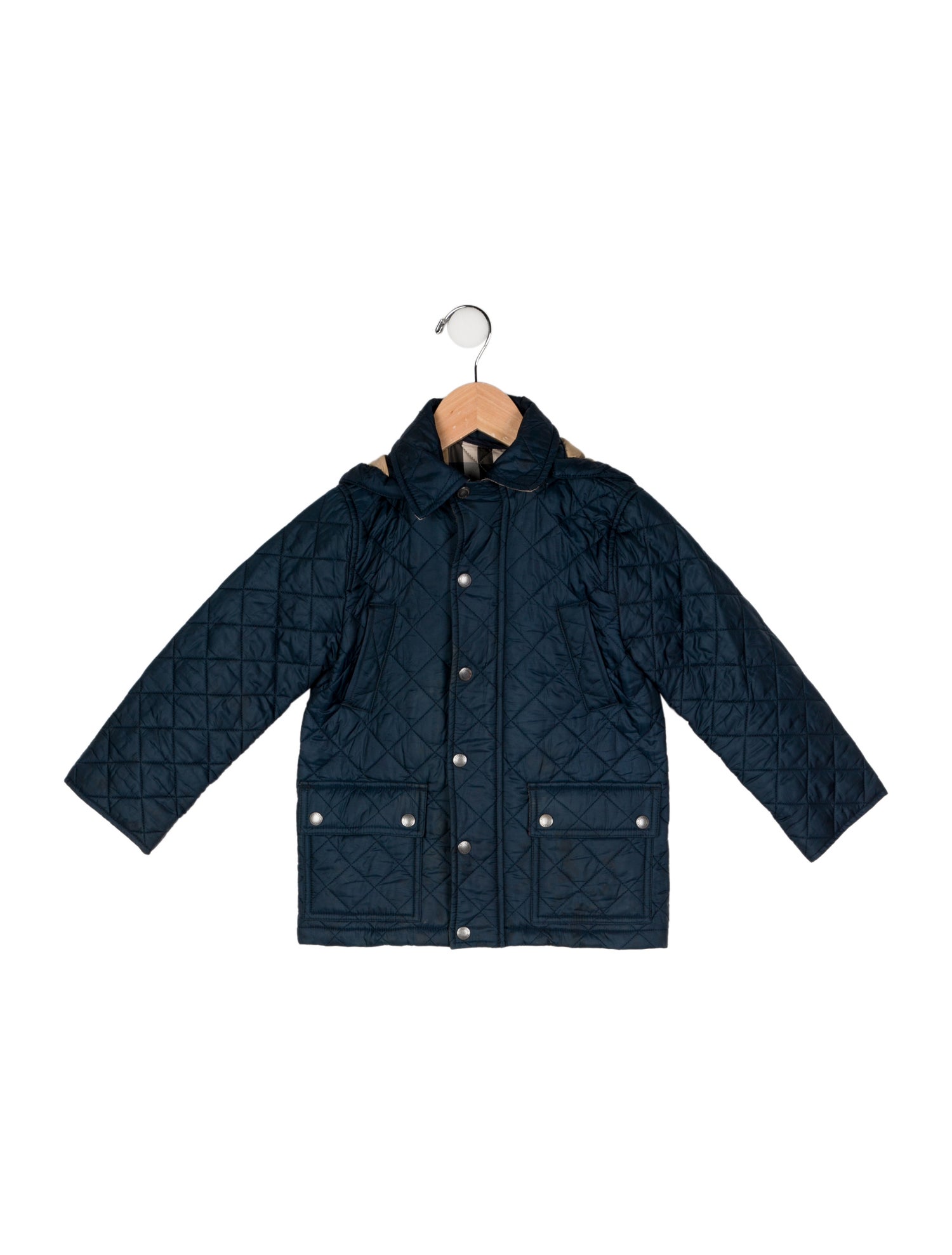 Burberry Solid Quilted Jacket
