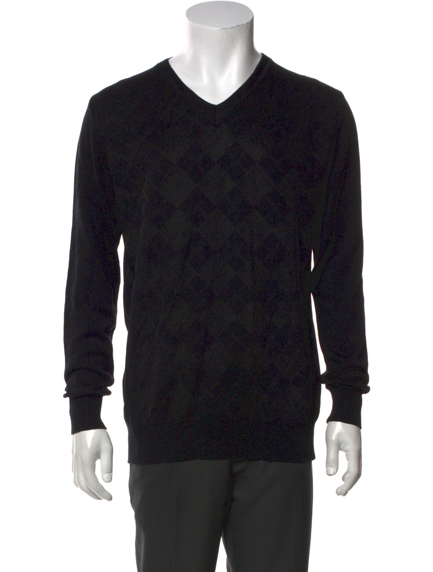 Burberry Merino Wool V-Neck Pullover