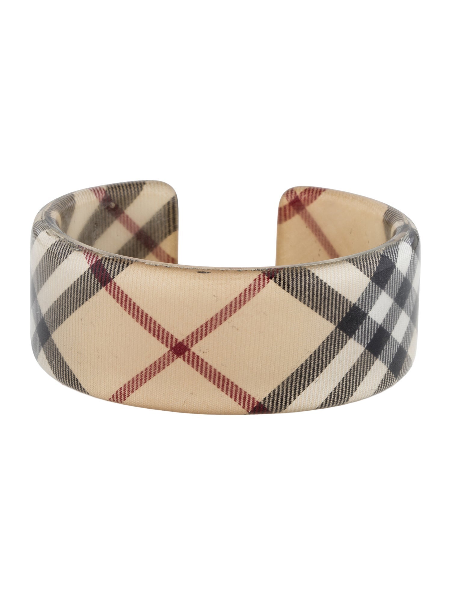 Burberry Acrylic Cuff Bracelet