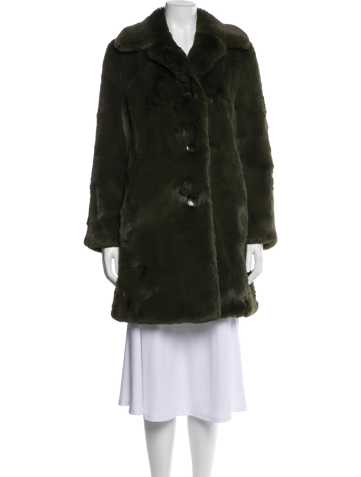 Burberry Faux Fur Coat