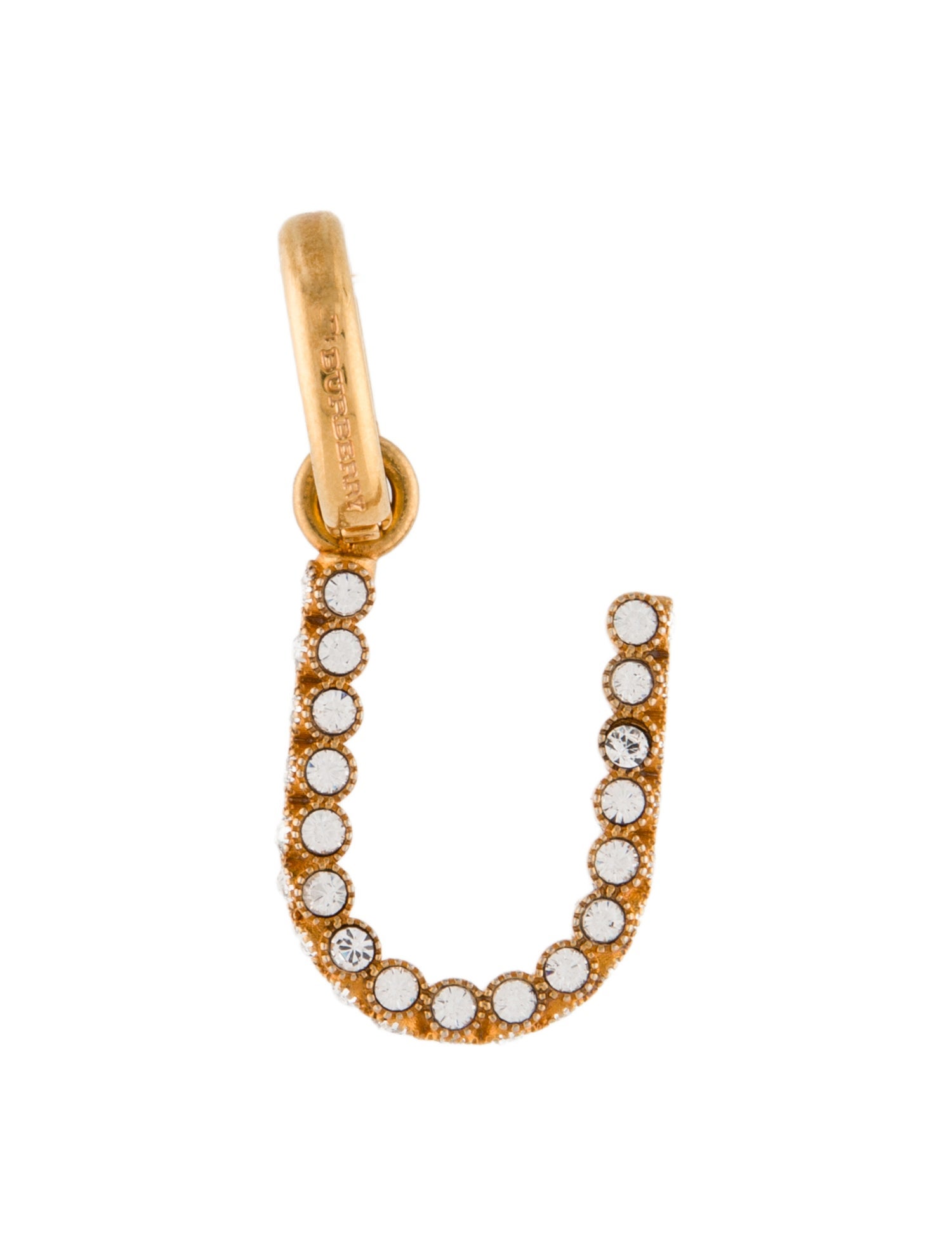 Burberry Crystal `J' Alphabet Charm