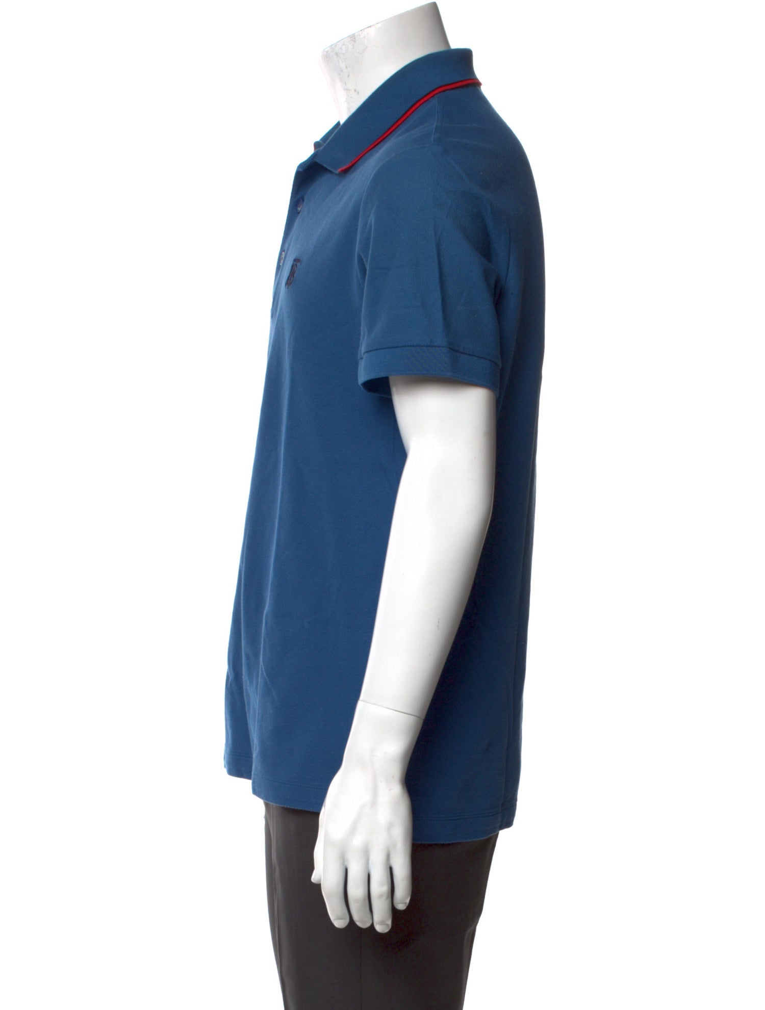 Burberry TB Monogram Collar Polo Shirt