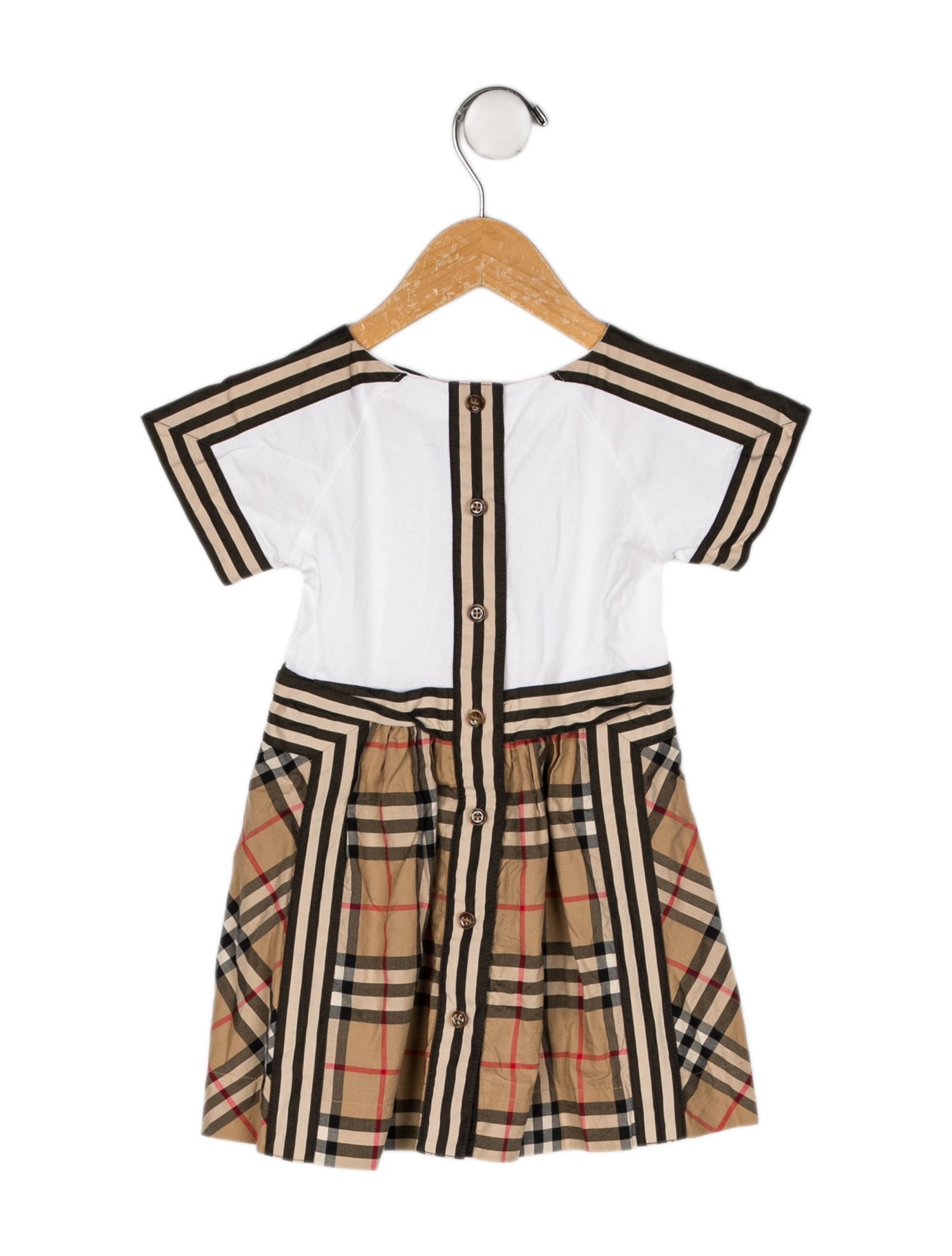 Burberry Check Print Casual Dress