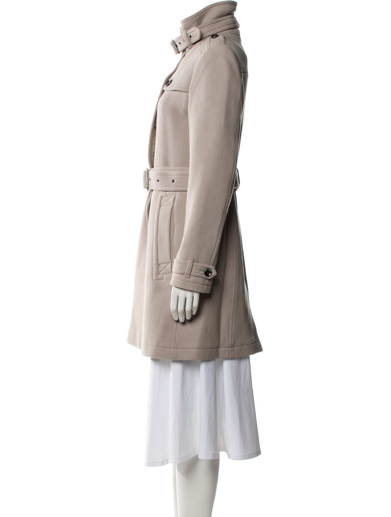 Burberry Brit Wool Trench Coat