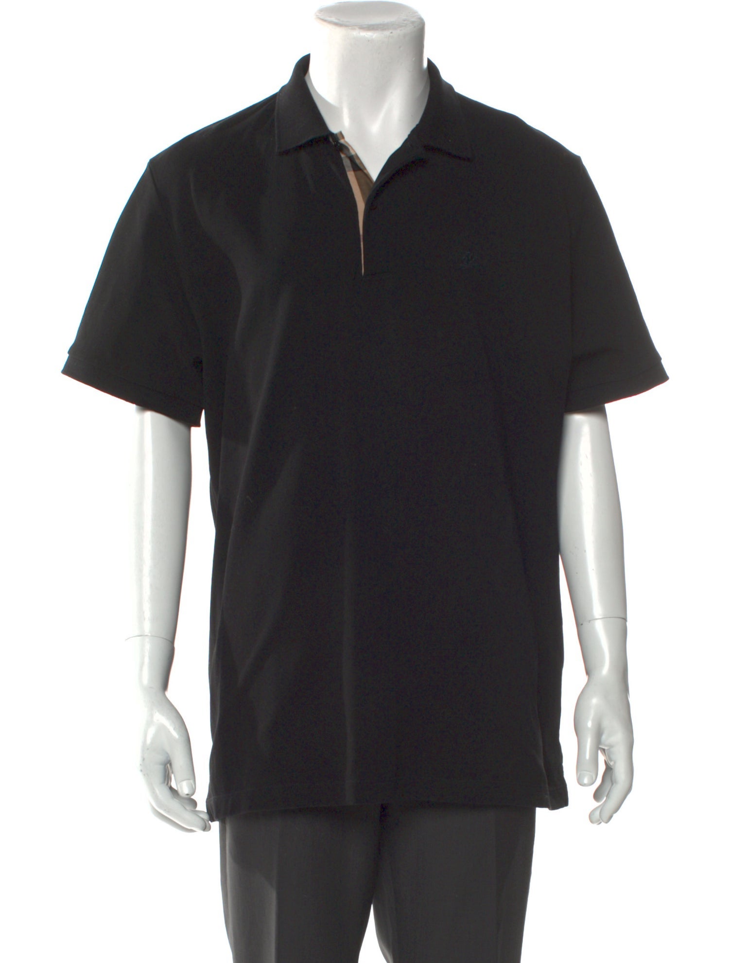 Burberry Crew Neck Short Sleeve Polo Shirt
