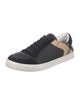 Burberry Exploded Check Pattern Leather Sneakers