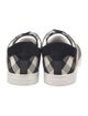 Burberry Exploded Check Pattern Leather Sneakers