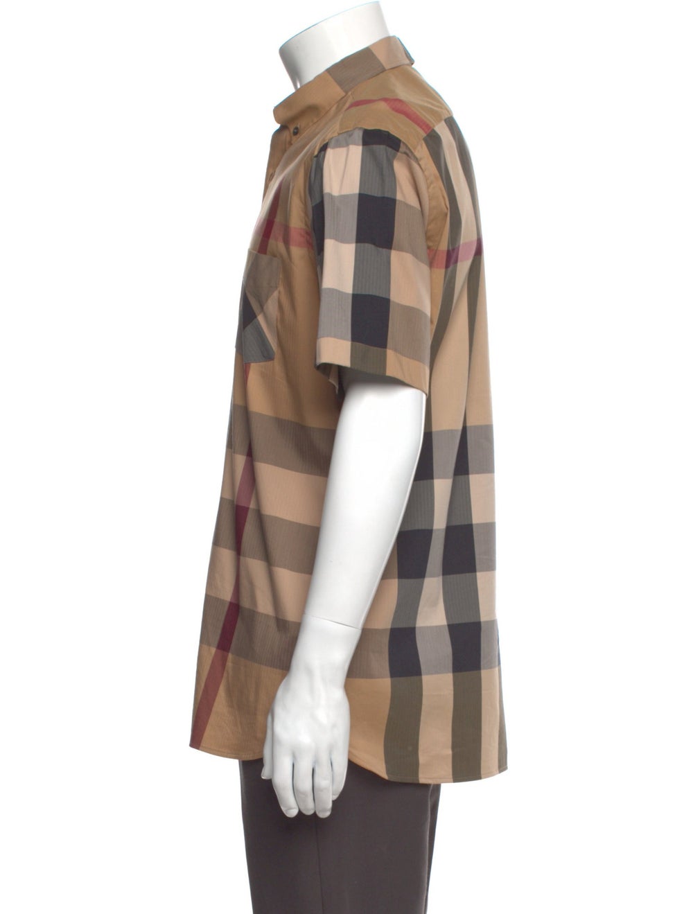 Burberry Exploded Check Pattern Short Sleeve Shirt - image 2