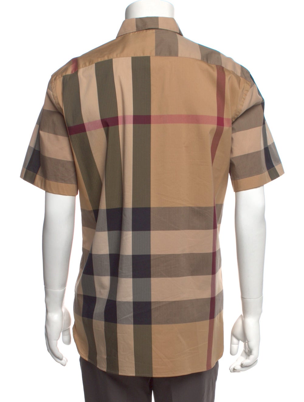 Burberry Exploded Check Pattern Short Sleeve Shirt - image 3