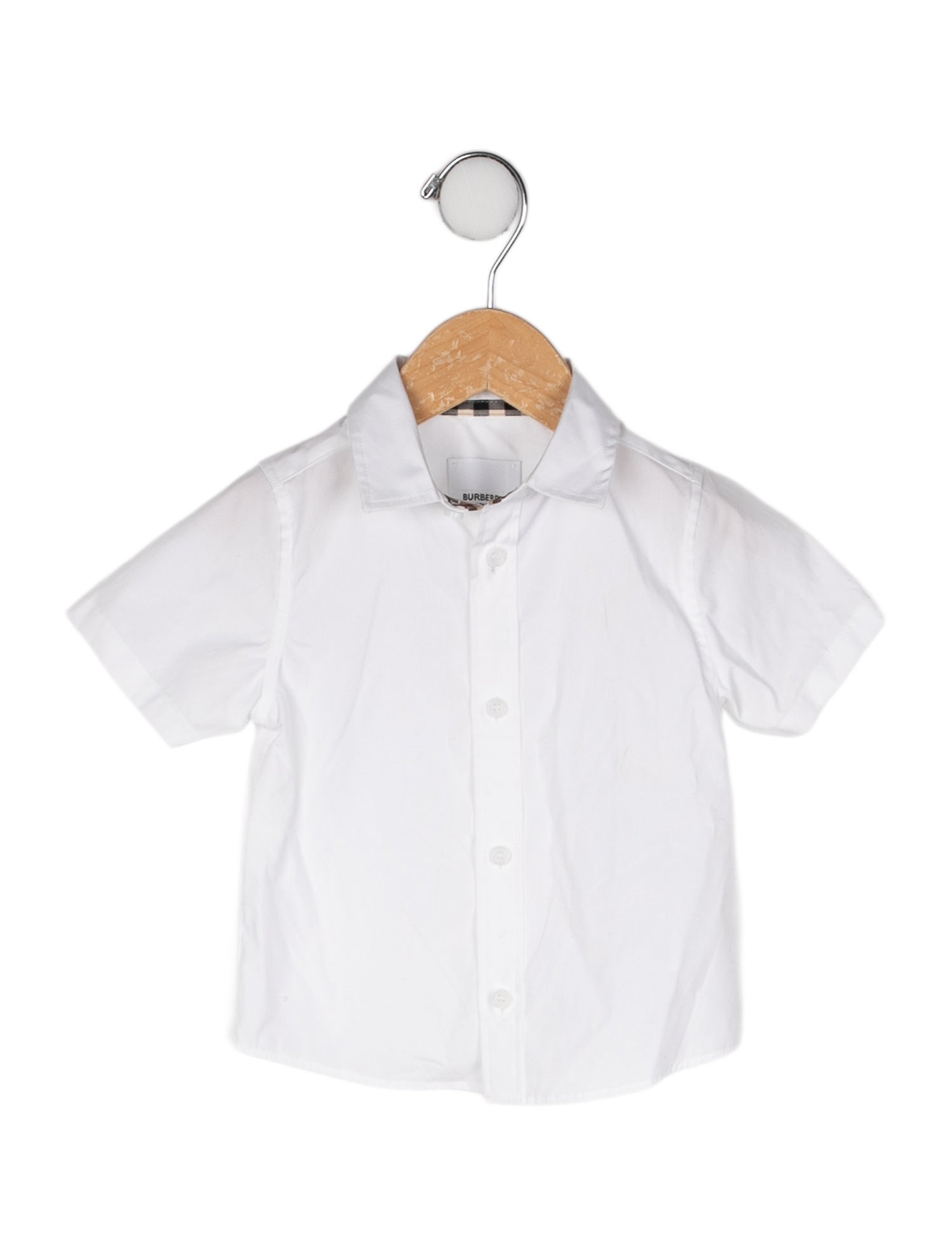 Burberry Short Sleeve Button Up Shirt