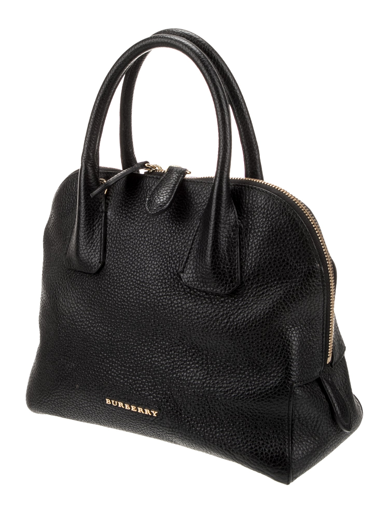 Leather Top Handle Bag