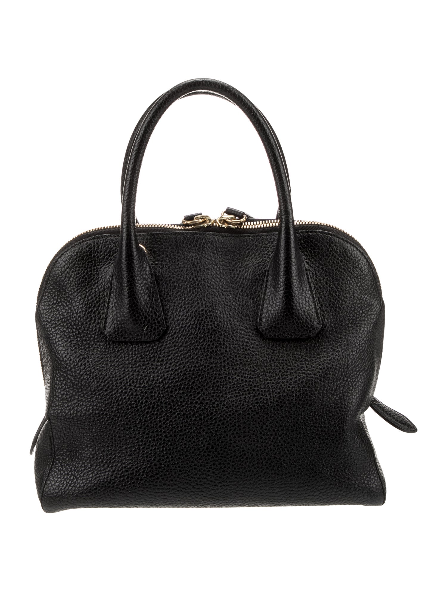Leather Top Handle Bag