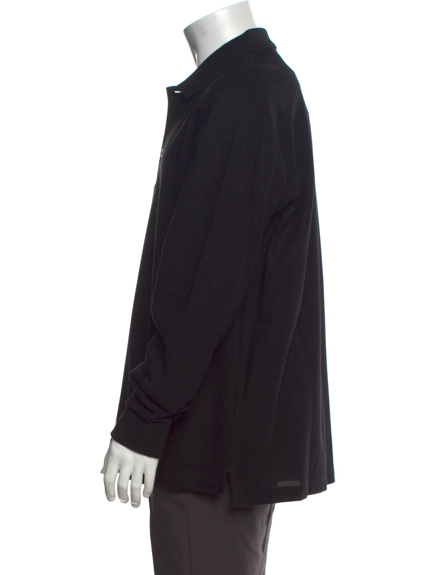 Burberry Collar Long Sleeve Polo Shirt w/ Tags