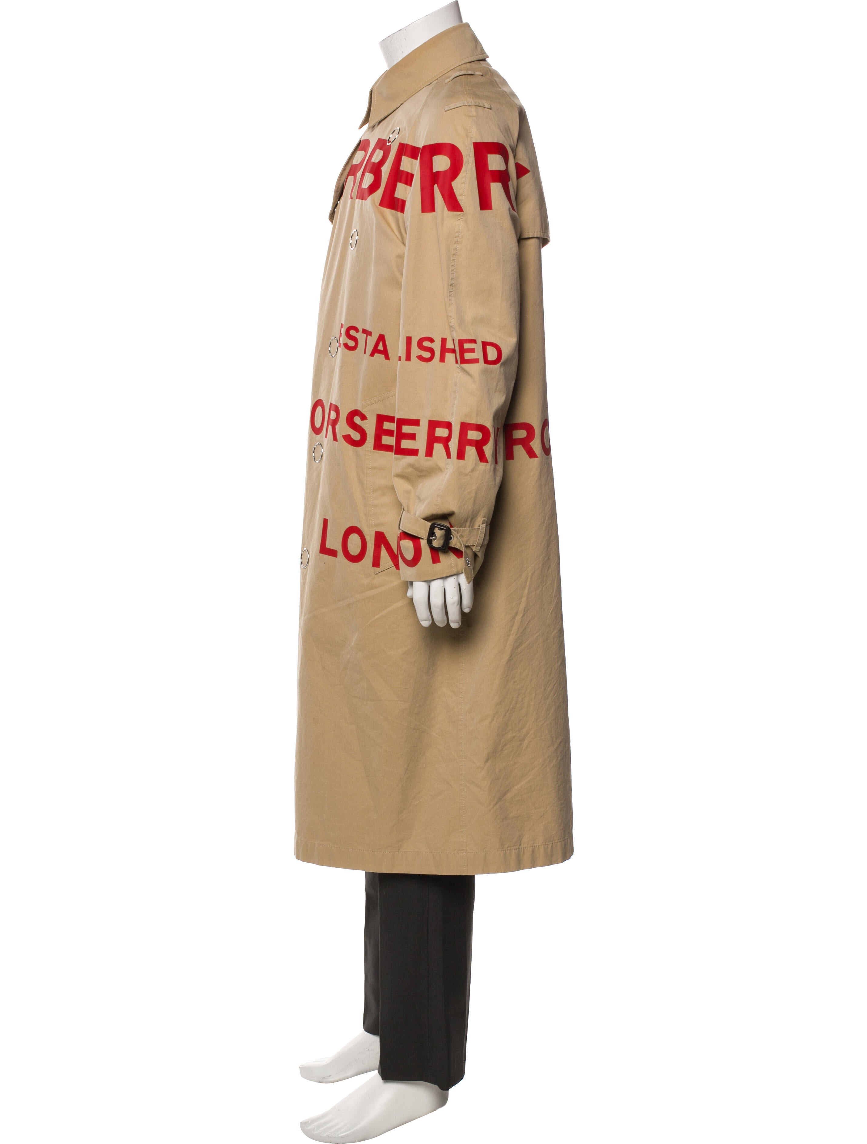 Burberry Graphic Print Trench Coat