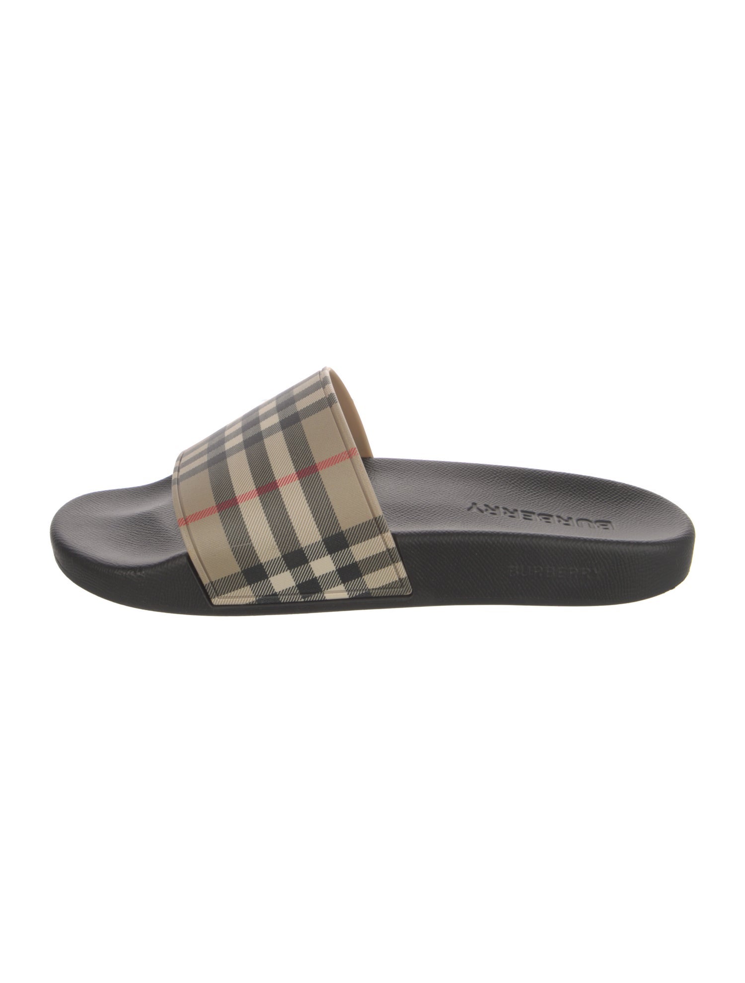 Burberry House Check Pattern Rubber Slides