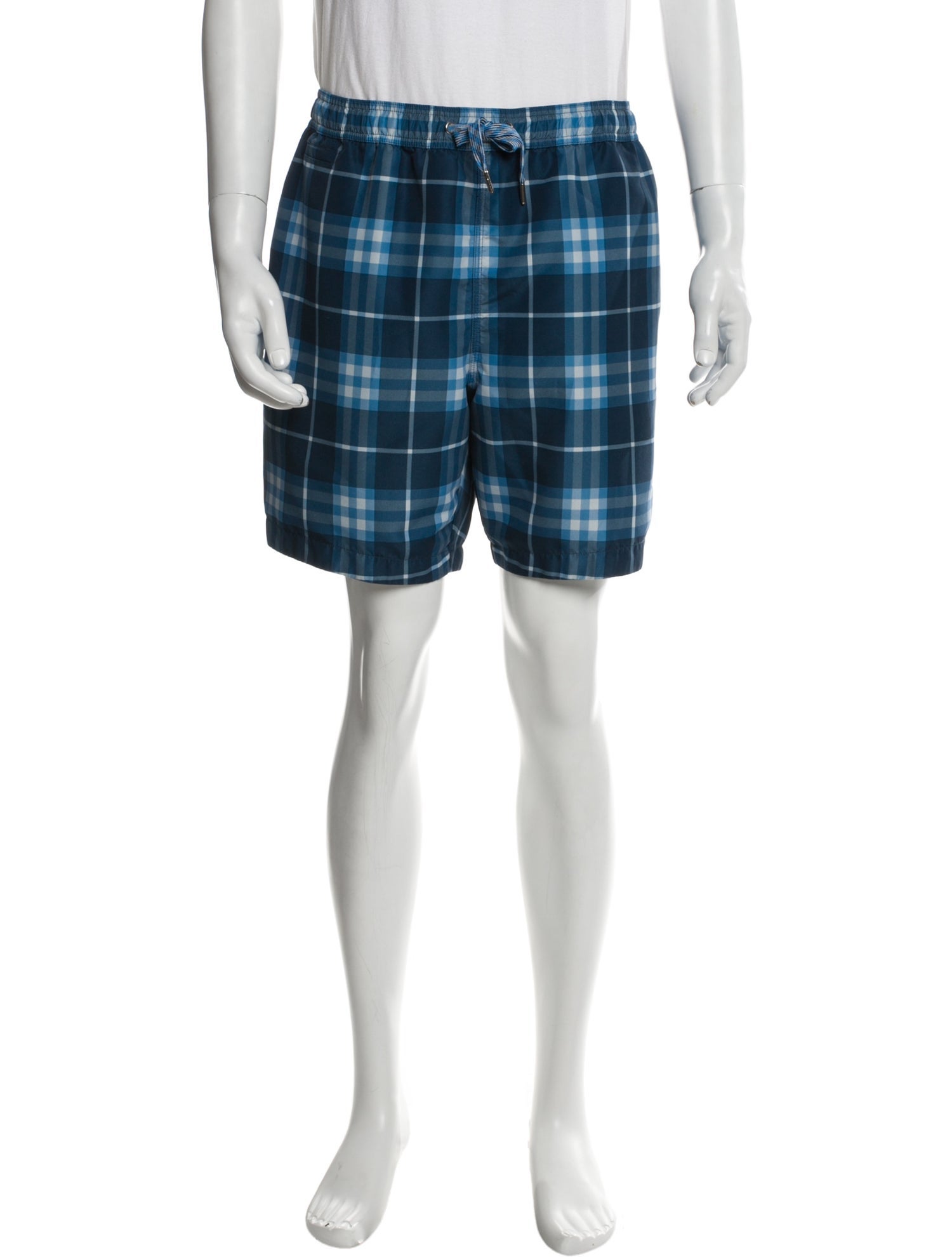 Burberry House Check Pattern Swim Trunks