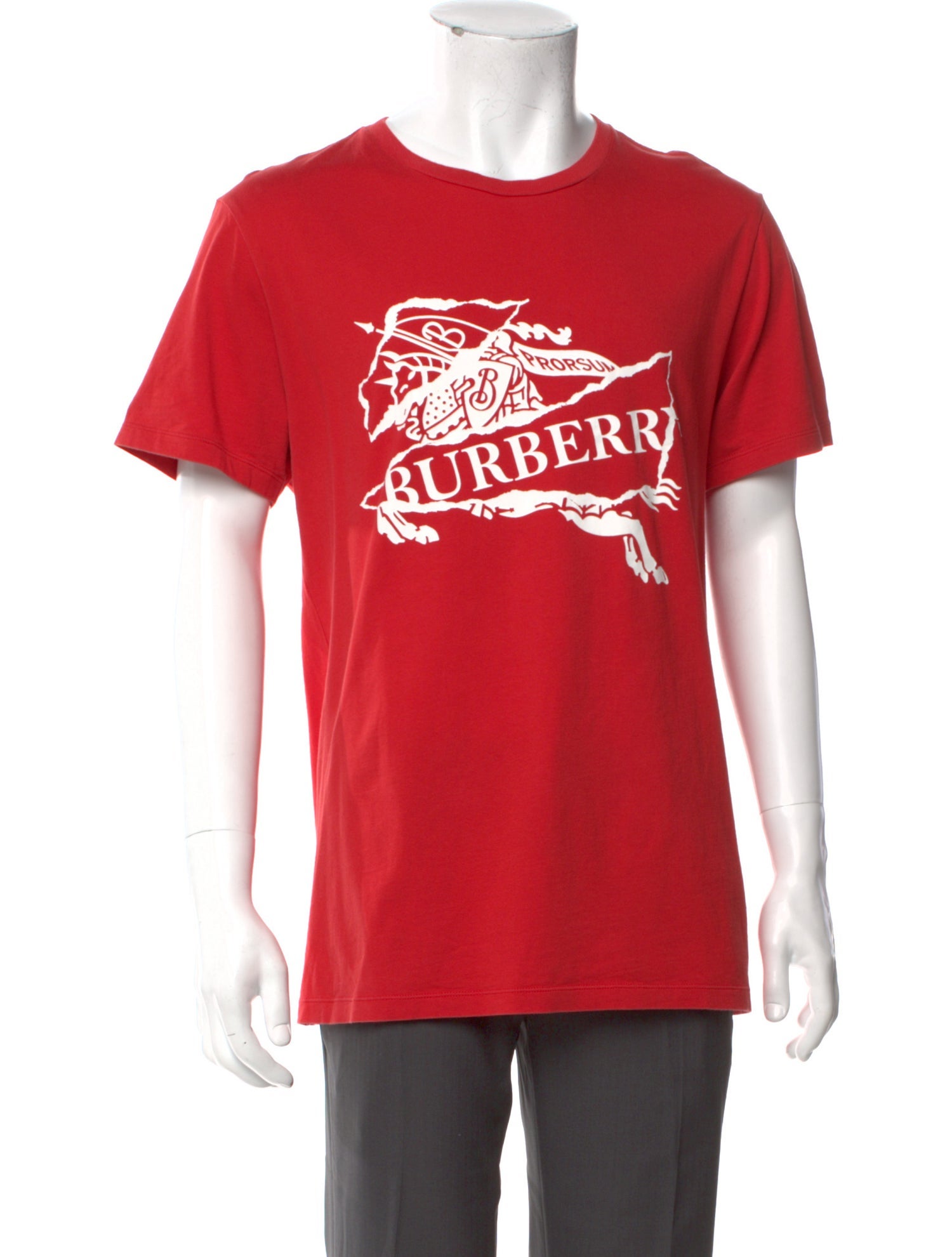 Burberry Graphic Print Crew Neck T-Shirt