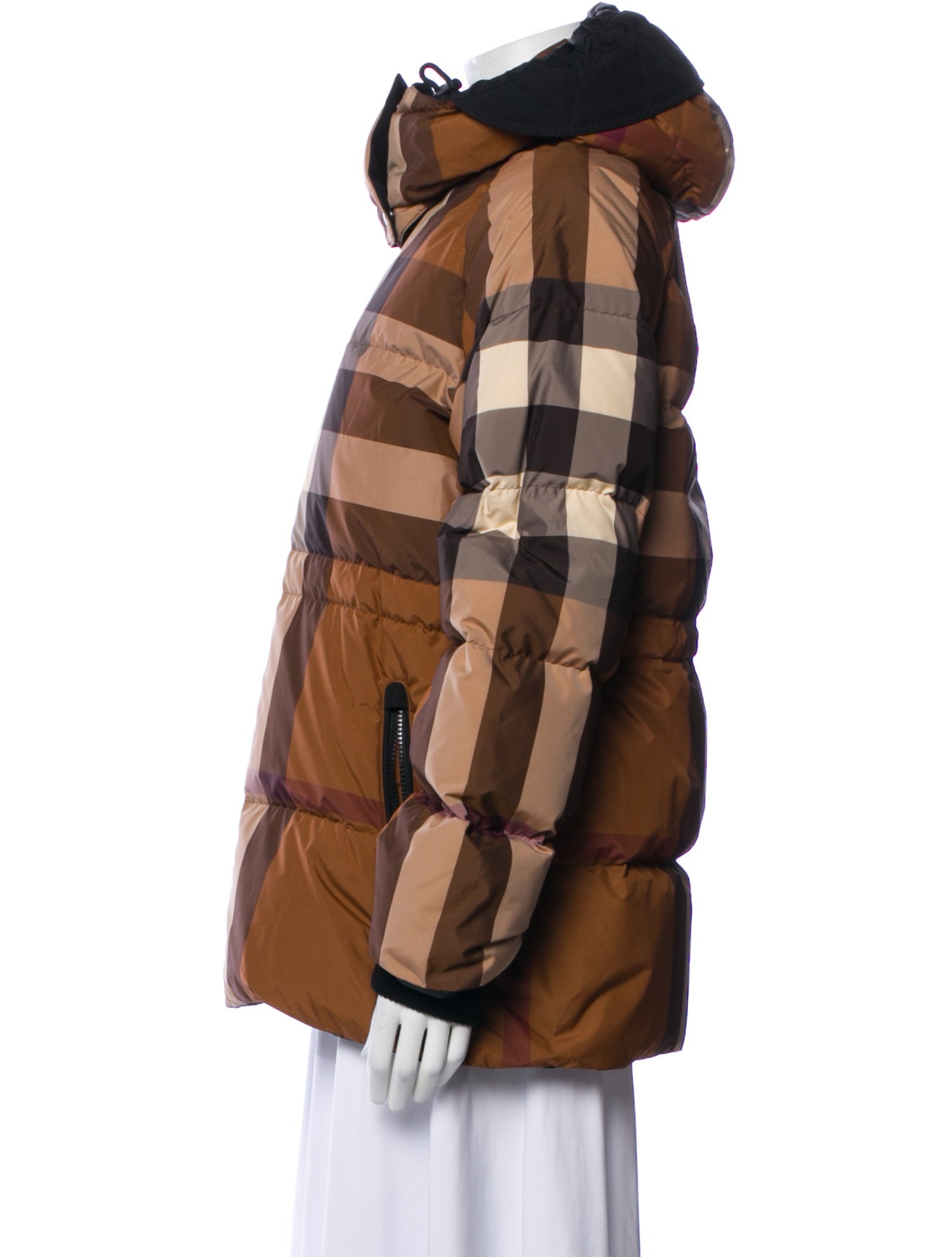 Burberry Plaid Print Utility Jacket w/ Tags