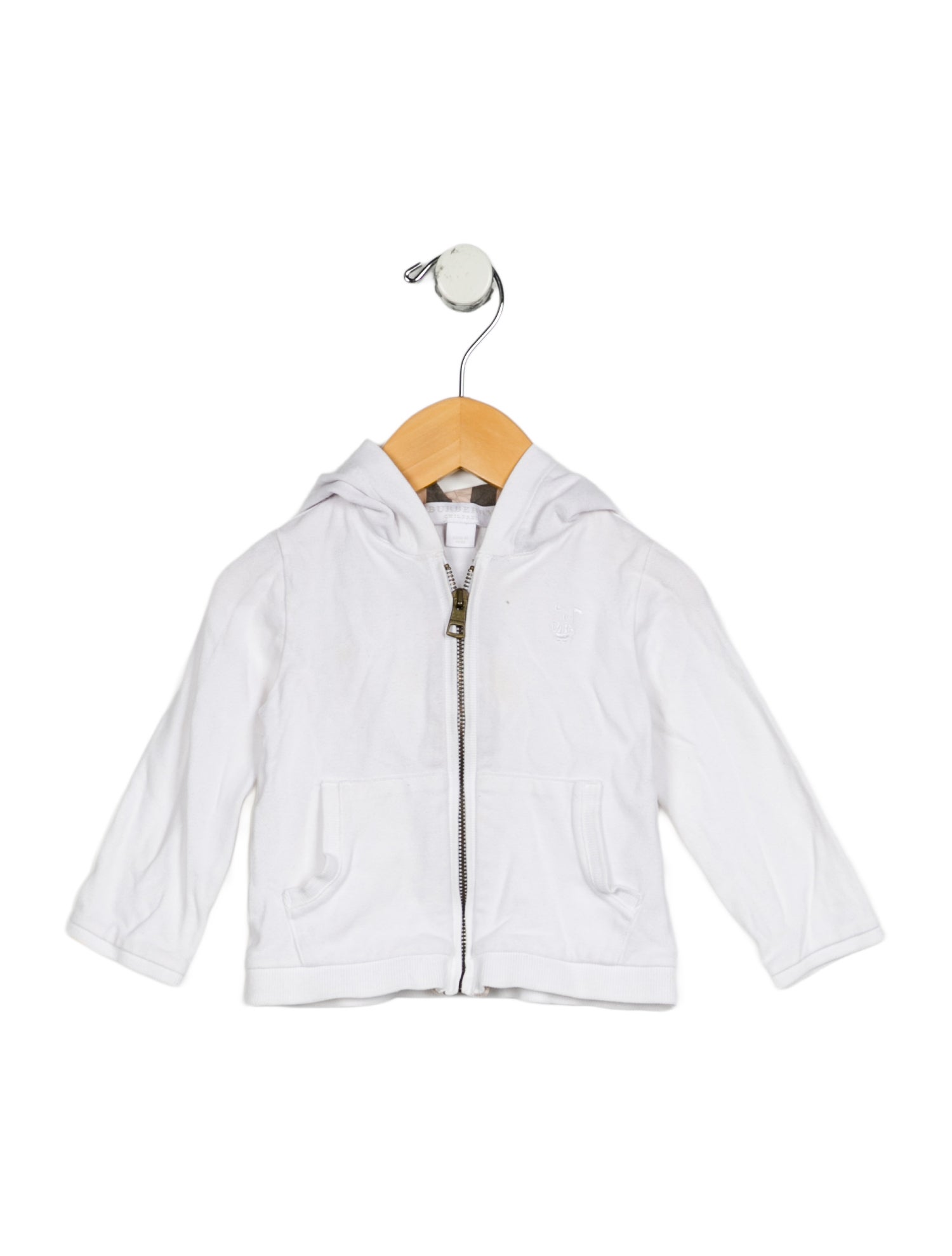 Burberry Infant Girls' Solid Hooded Jacket