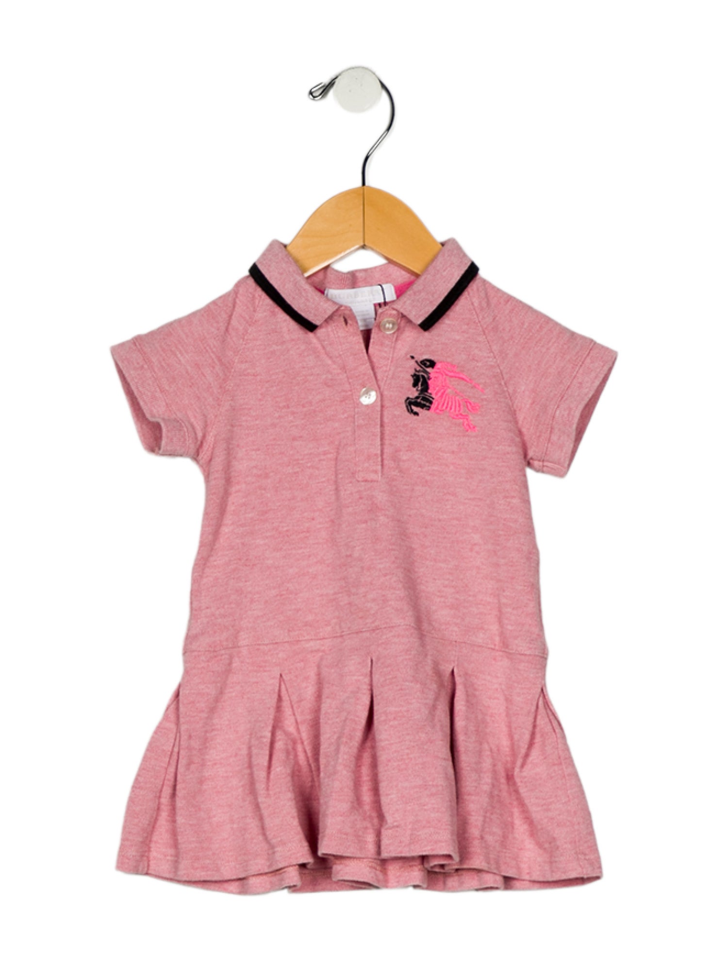 Burberry Cotton pink short sleeve dress