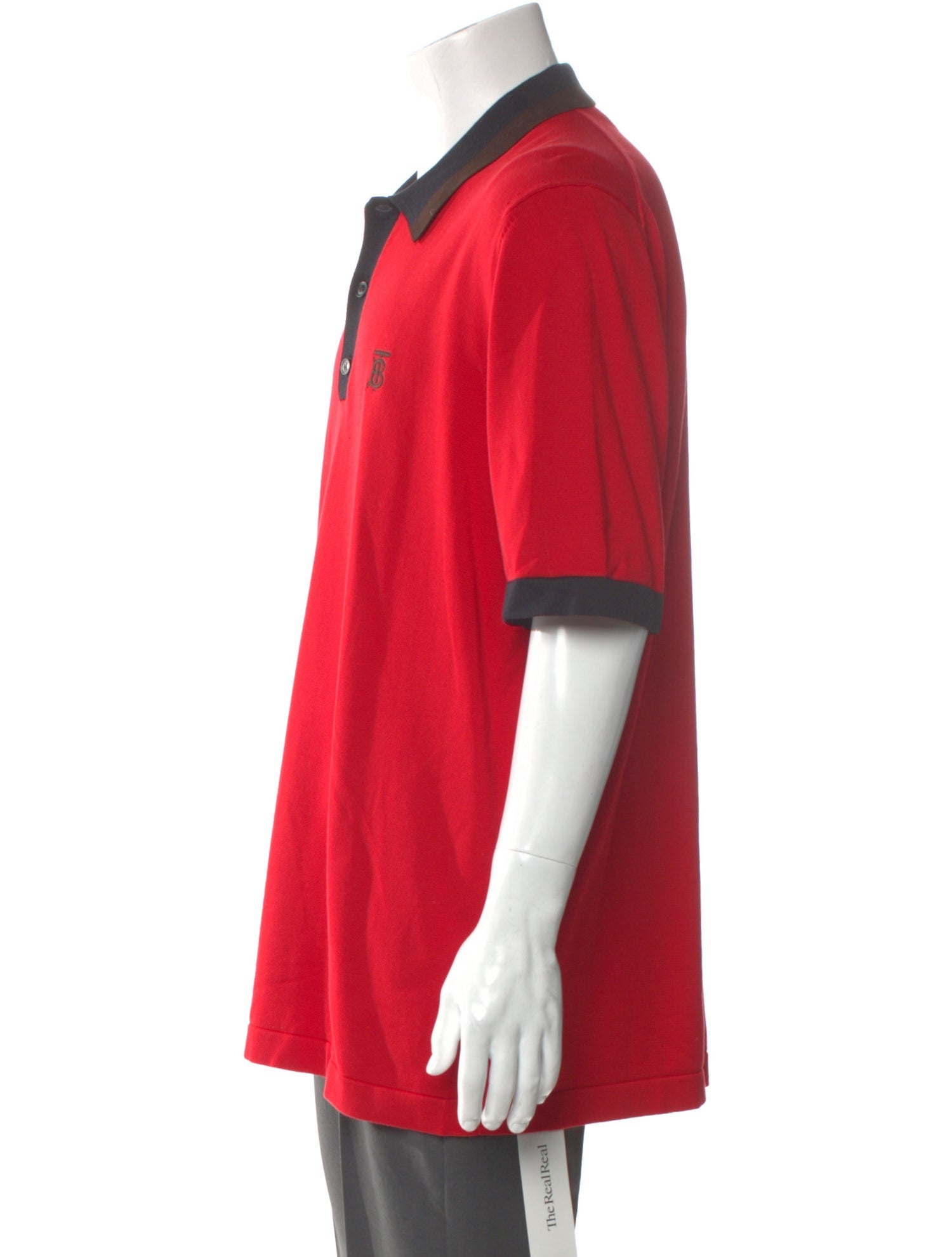 Burberry TB Monogram Collar Polo Shirt