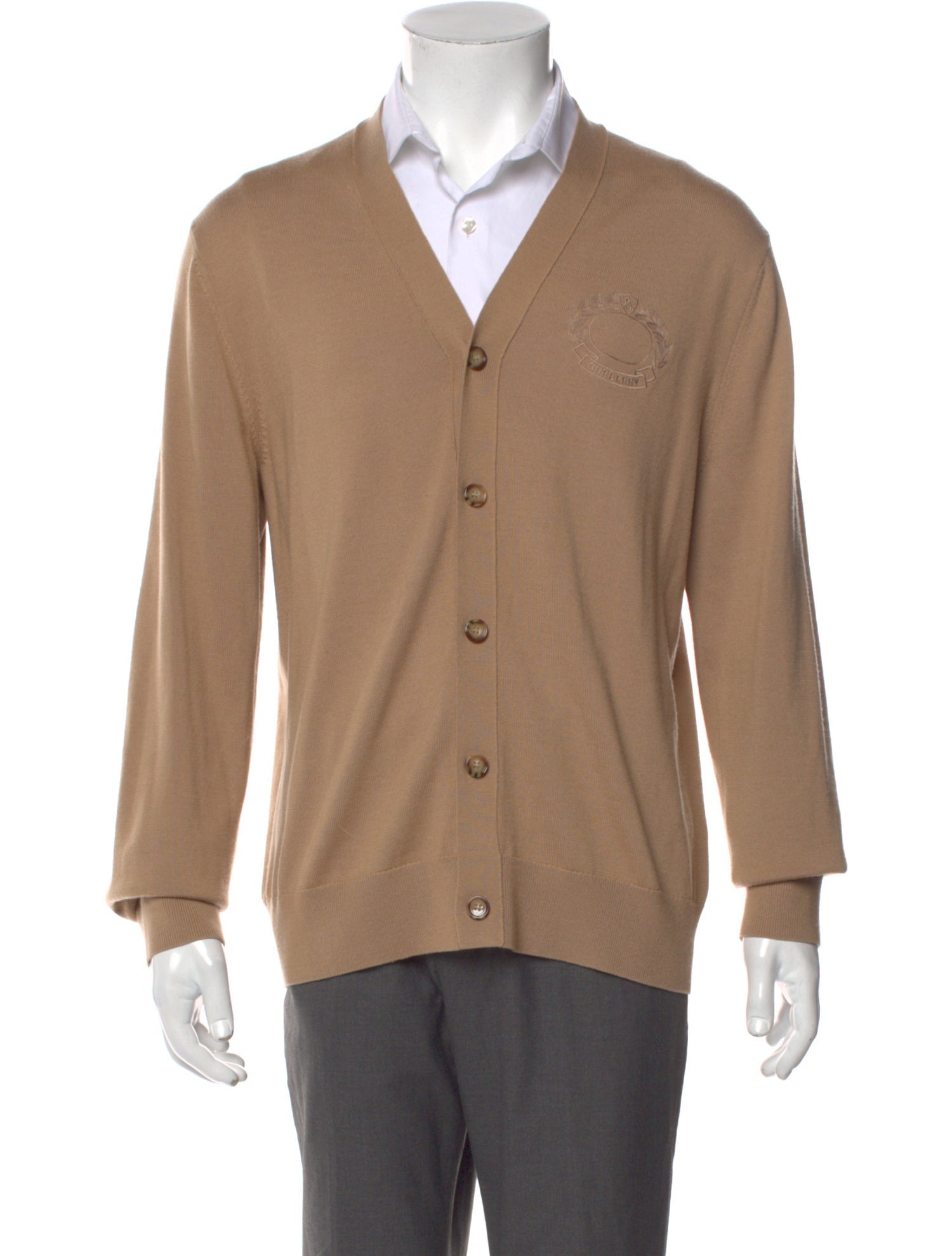 Burberry Wool V-Neck Cardigan