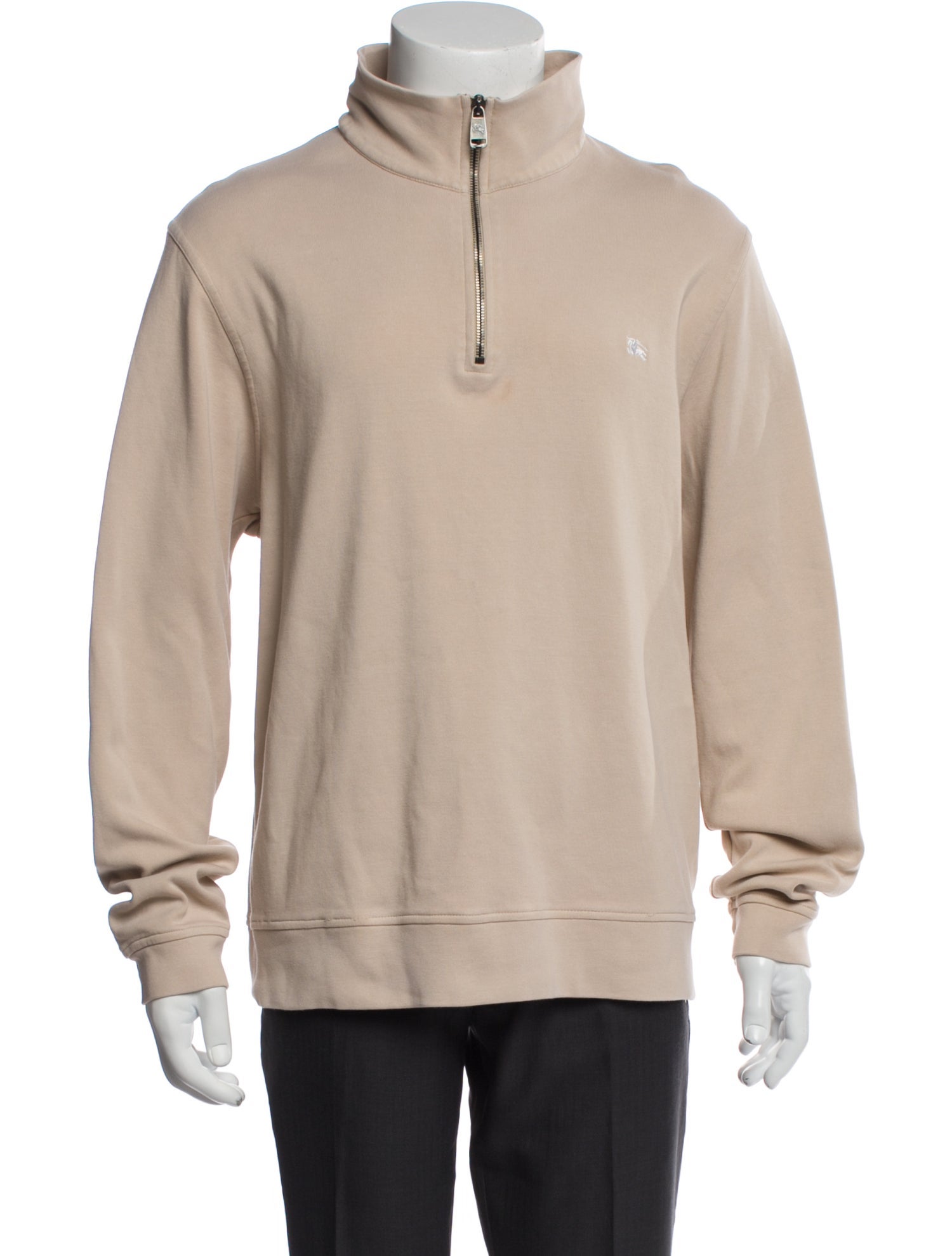 Burberry London Mock Neck Long Sleeve Pullover
