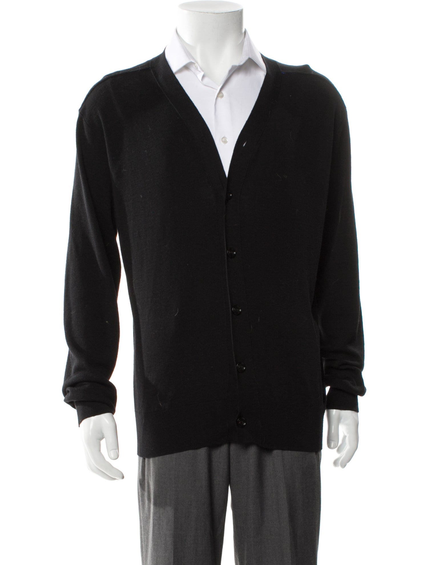 Burberry Wool V-Neck Cardigan