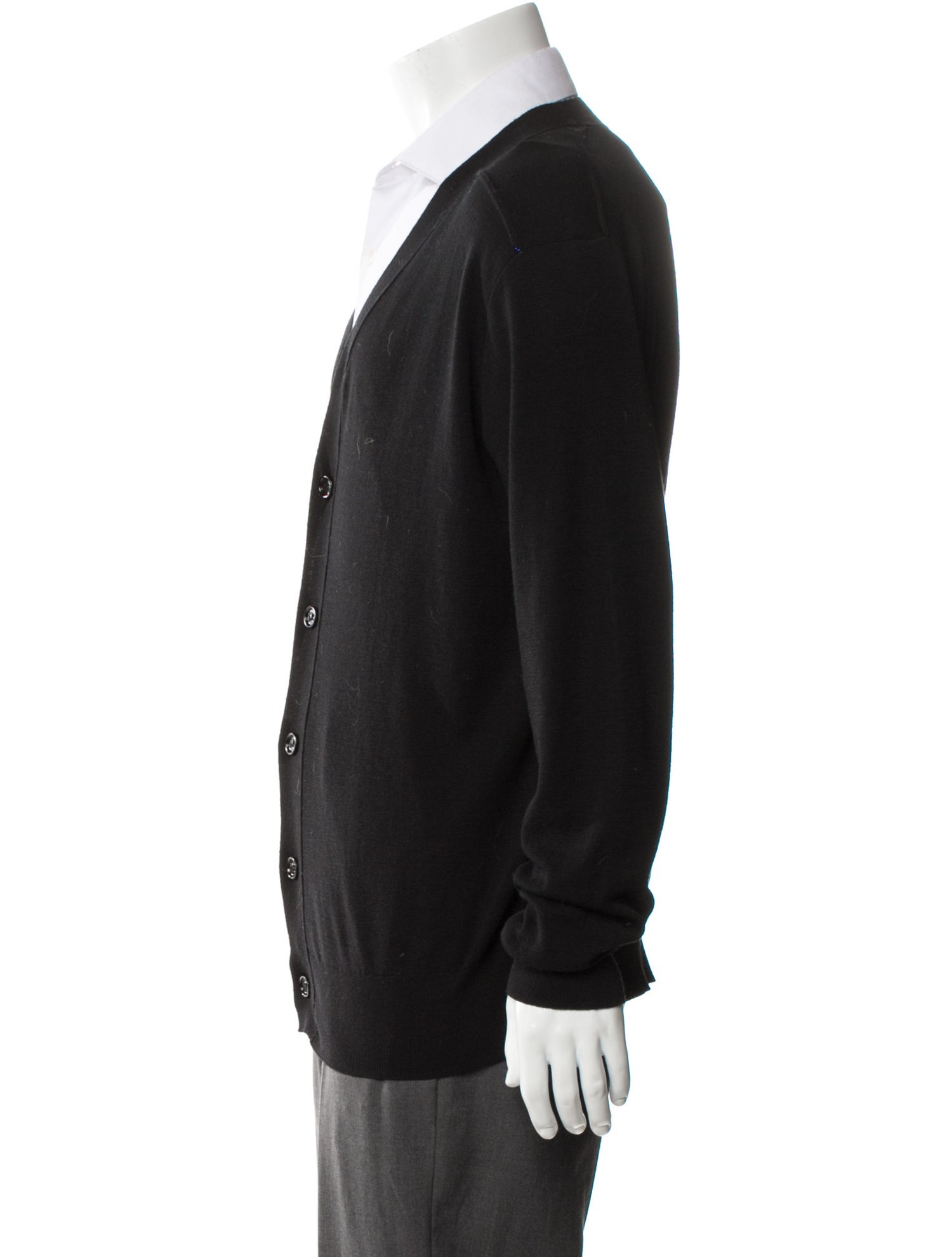 Burberry Wool V-Neck Cardigan