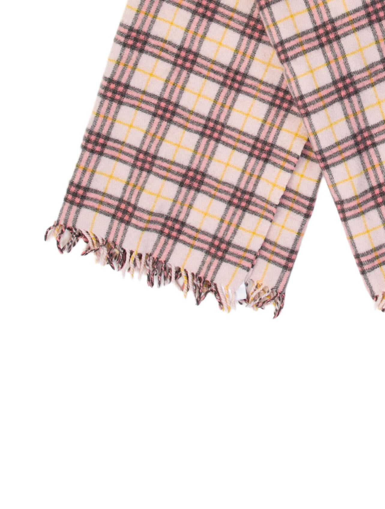 Burberry Cashmere Pattern Print Scarf