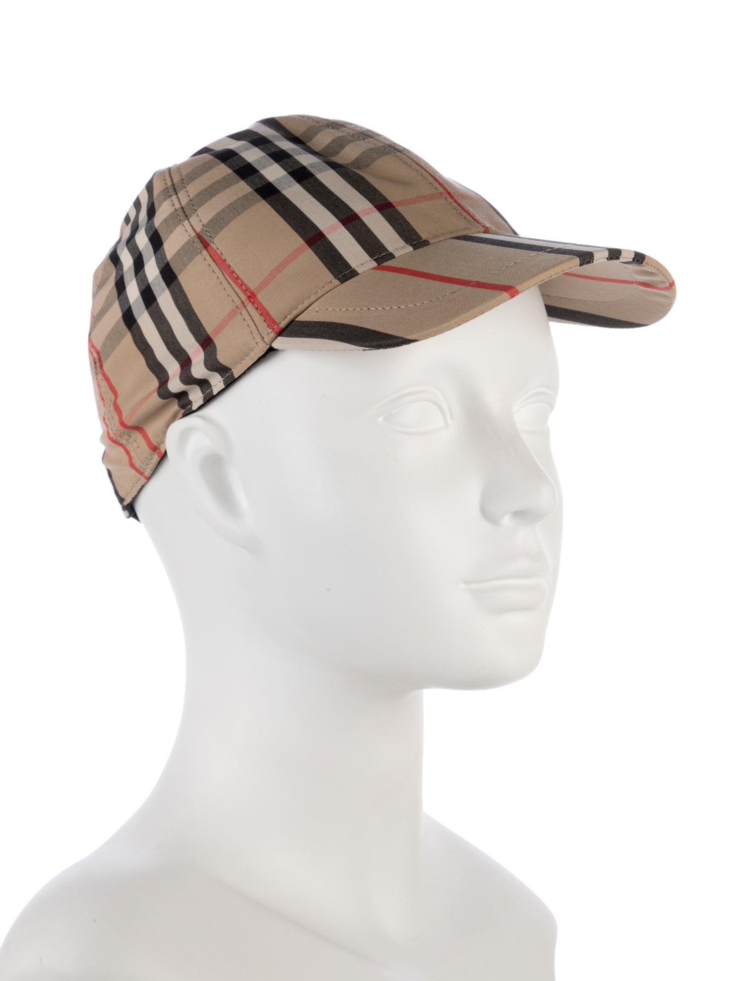 Burberry Pattern Print Adjustable Baseball Cap