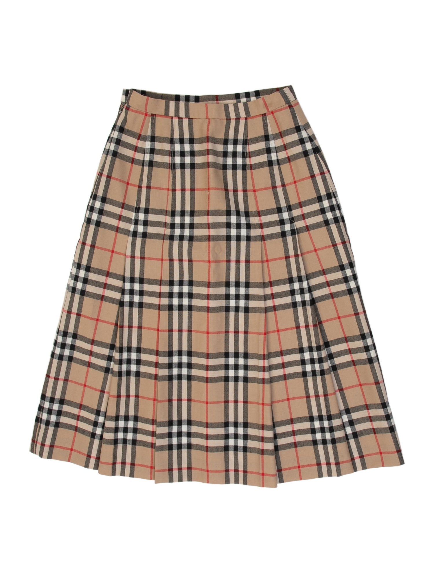 Burberry's Vintage Midi Length Skirt