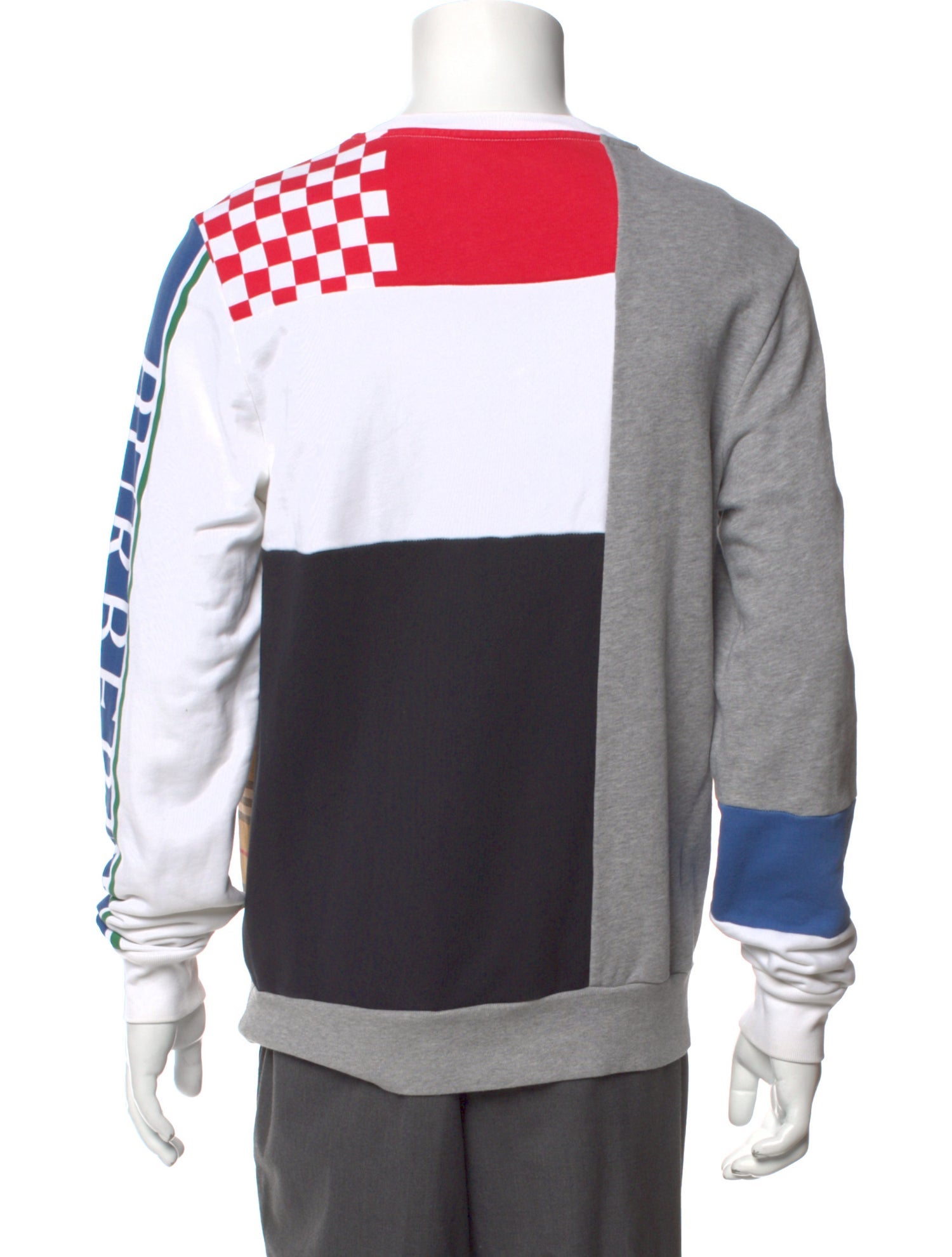 Nova Check Pattern Crew Neck Pullover