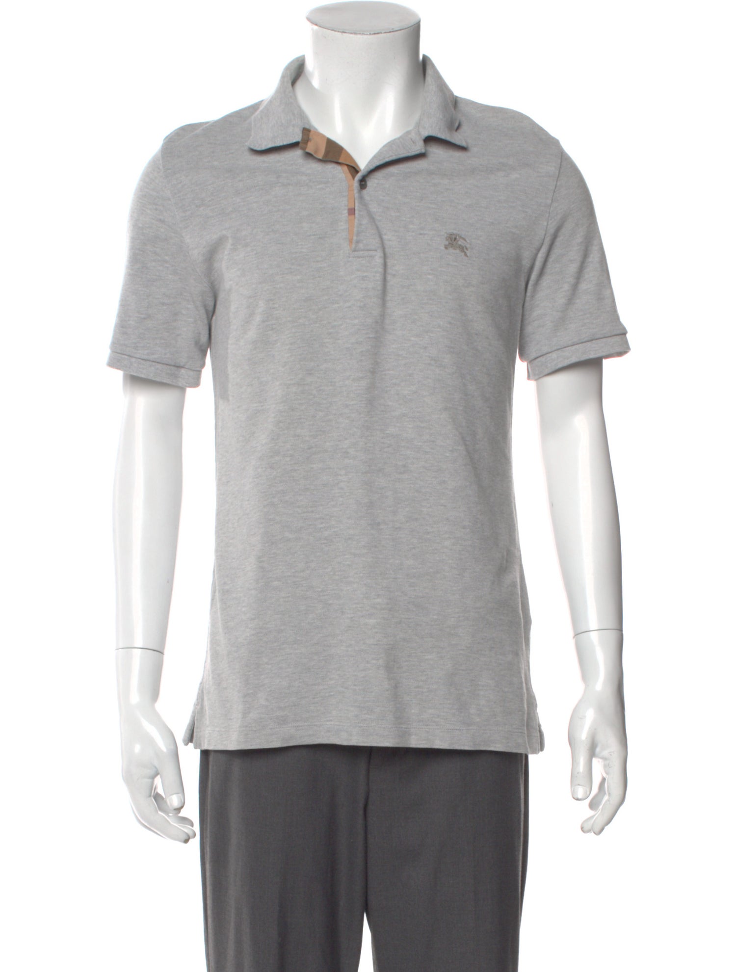 Burberry Crew Neck Short Sleeve Polo Shirt