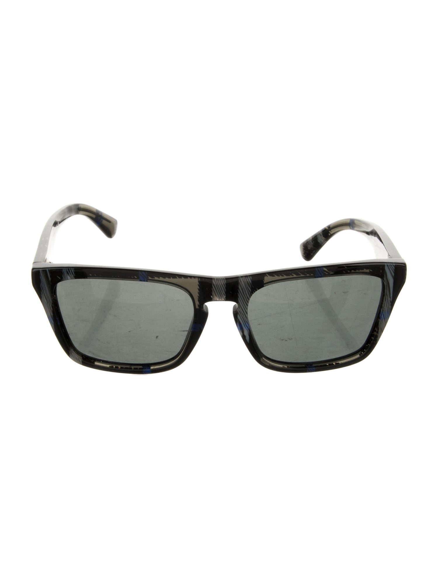 Burberry Nova Check Pattern Wayfarer Sunglasses