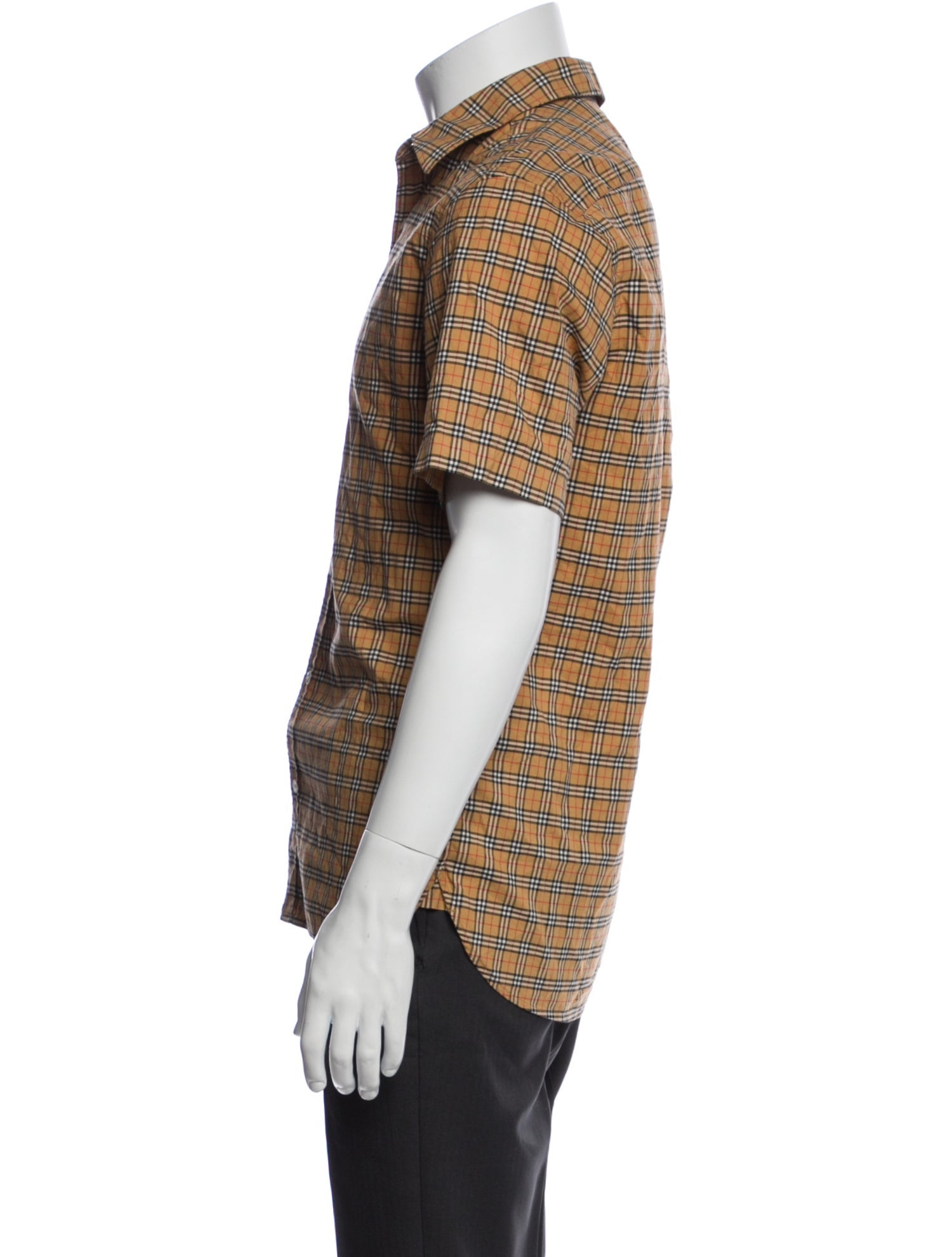 Burberry House Check Pattern Short Sleeve Shirt