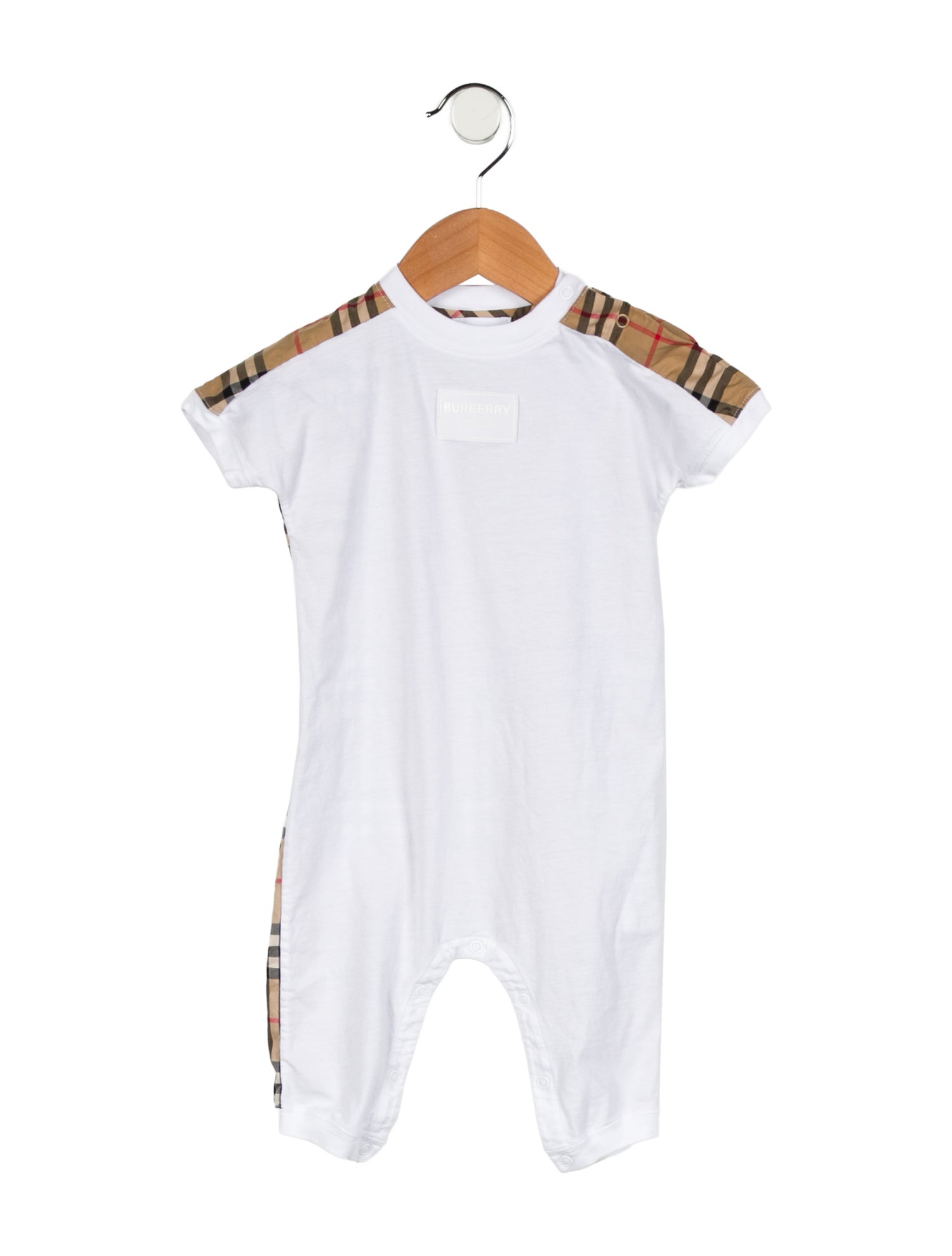 Burberry Infant Boys' Patterned Printed Onesie