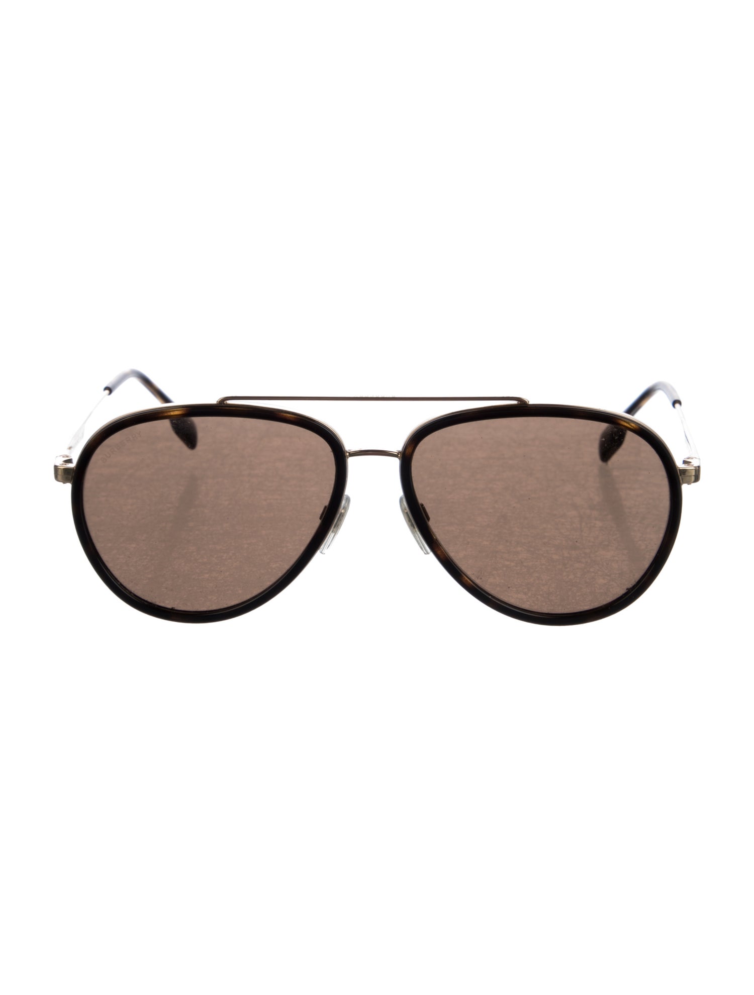Burberry Nova Check Pattern Oversize Sunglasses