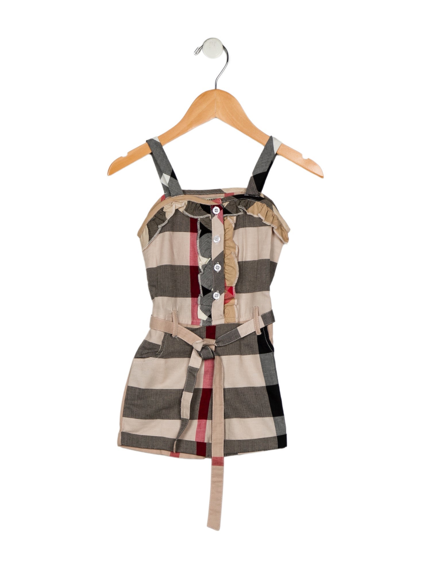 Burberry London Toddlers Girls' Checkered Romper w/Tags