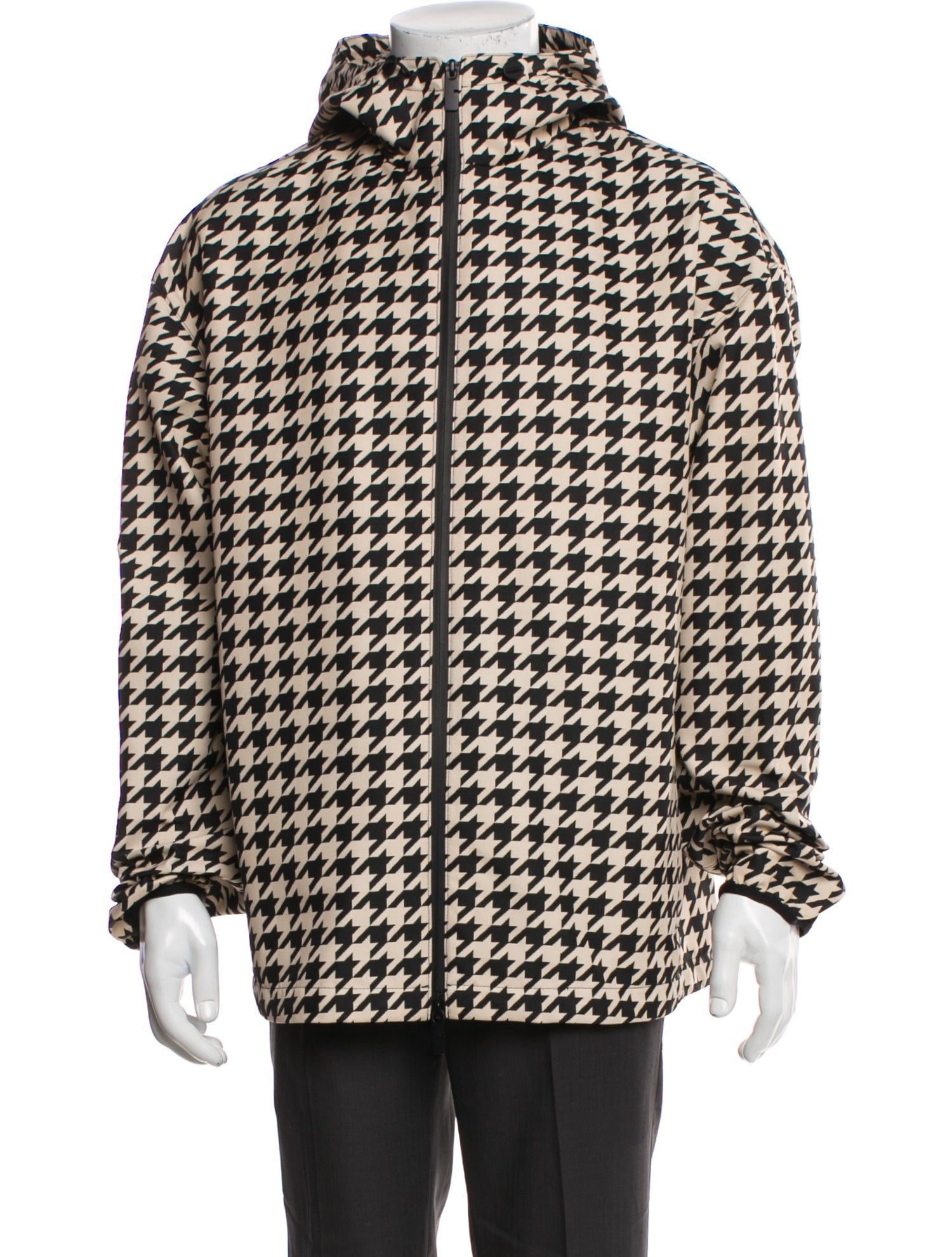 Burberry Plaid Print Parka