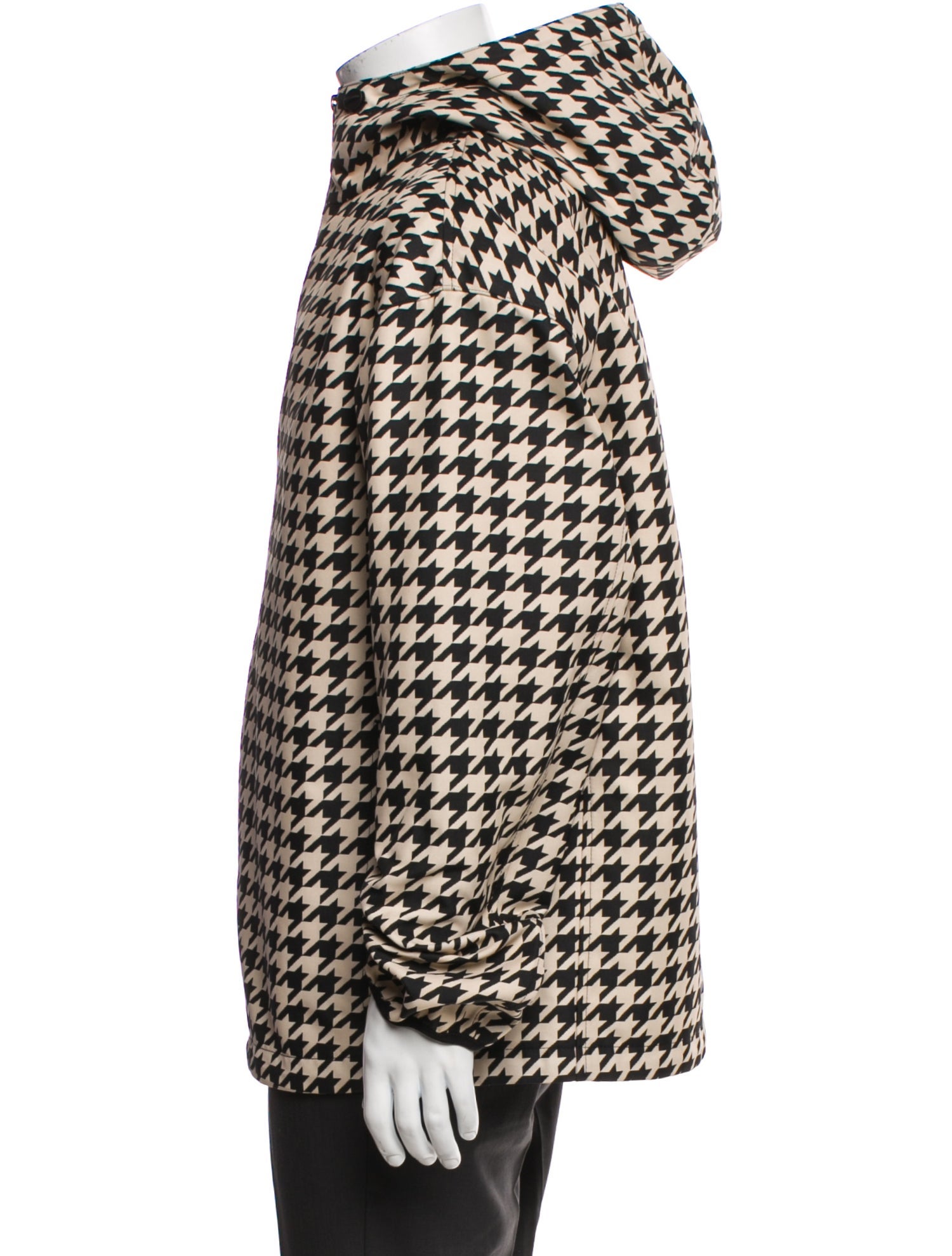 Burberry Plaid Print Parka