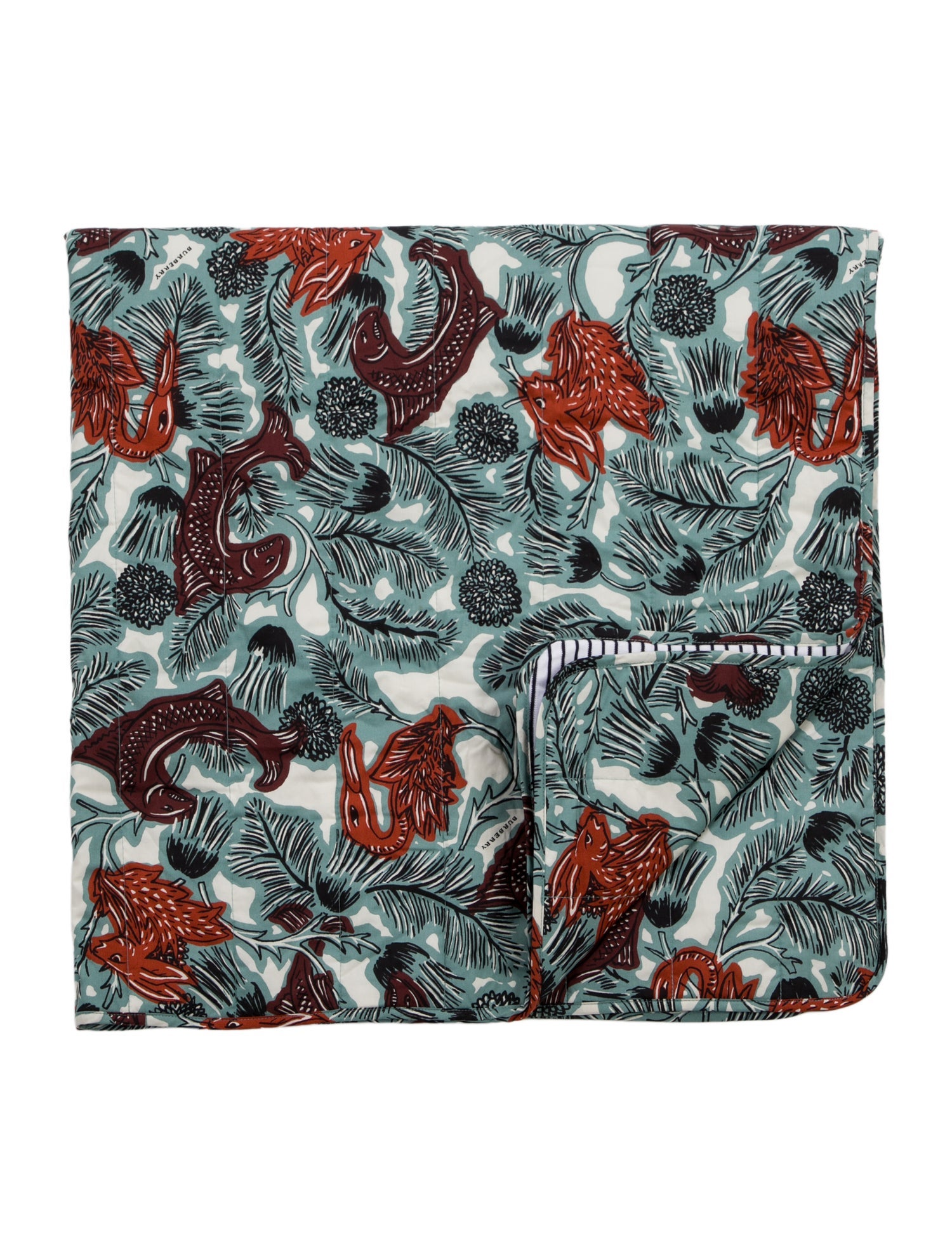 Burberry Infant Fish Pattern Changing Blanket