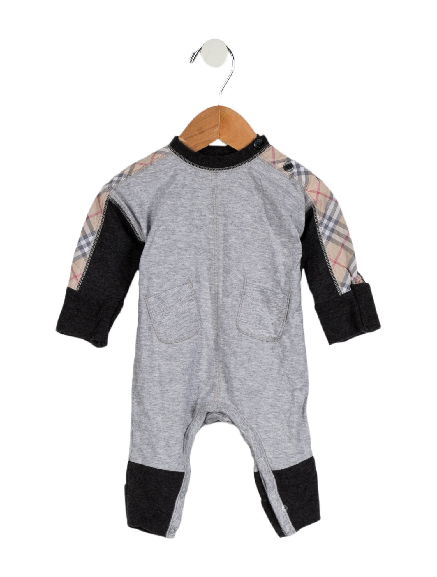 Burberry Infant Boys' Grey Onesie