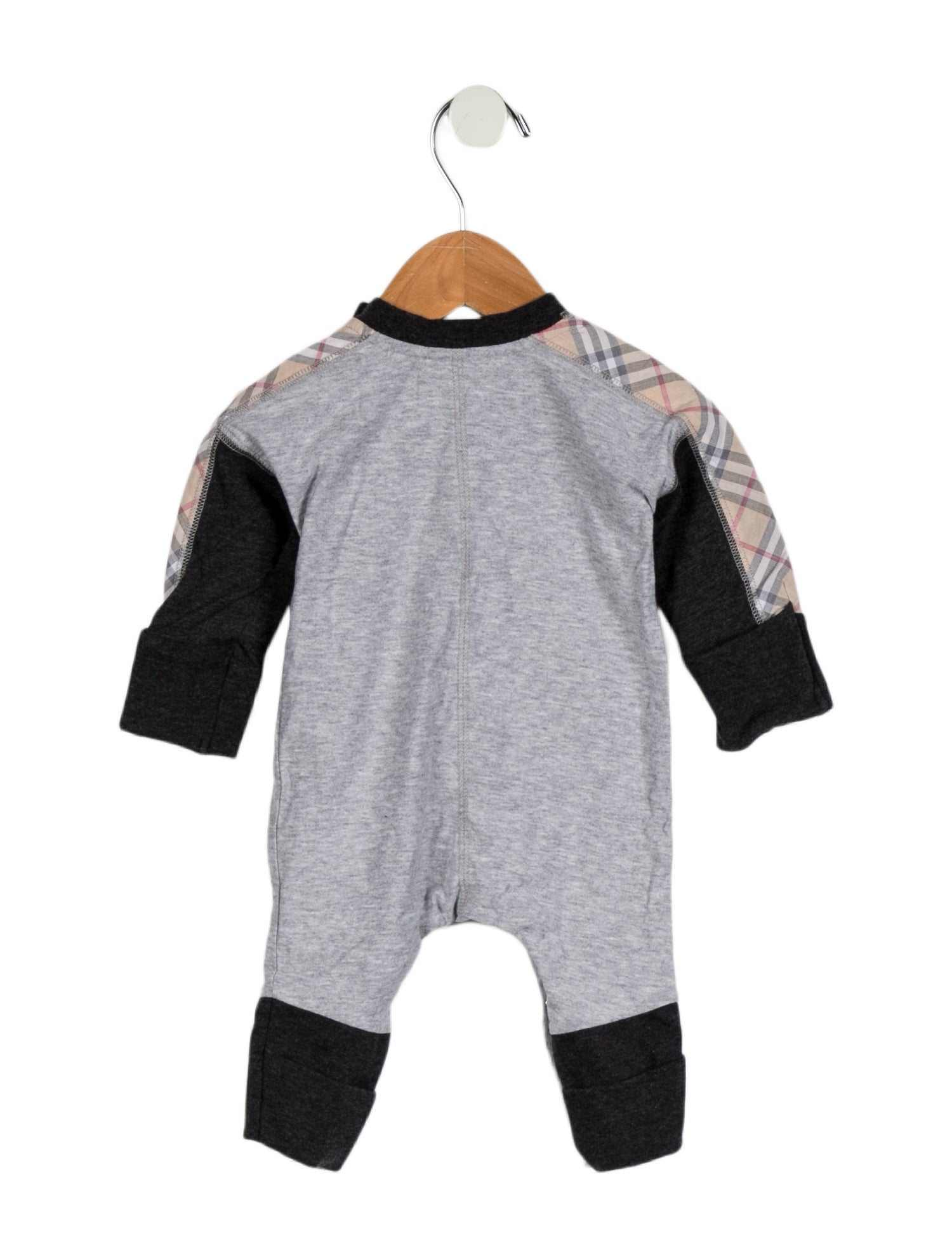 Burberry Infant Boys' Grey Onesie