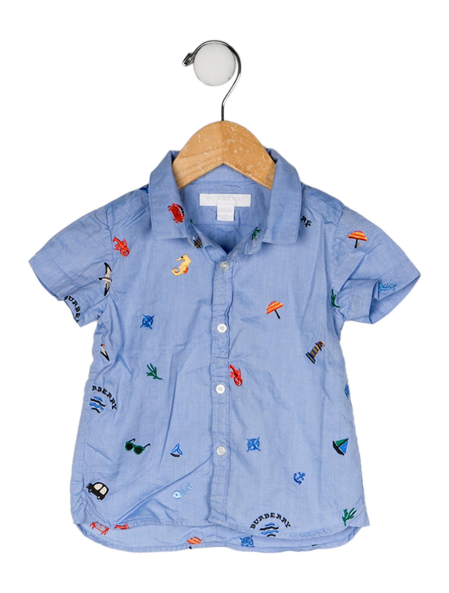 Burberry Cotton Short Sleeve Shirt