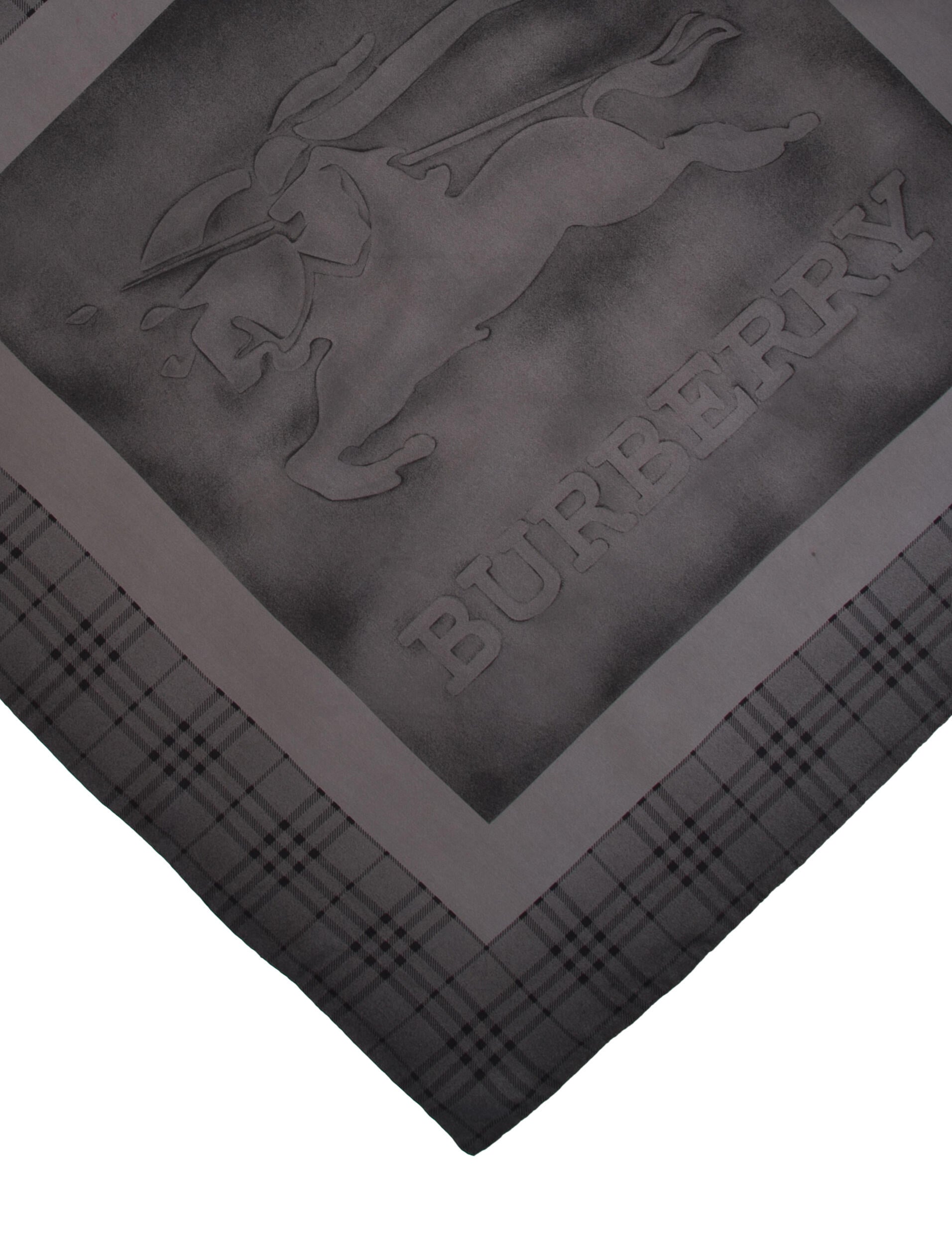 Burberry Silk TB Monogram Scarf