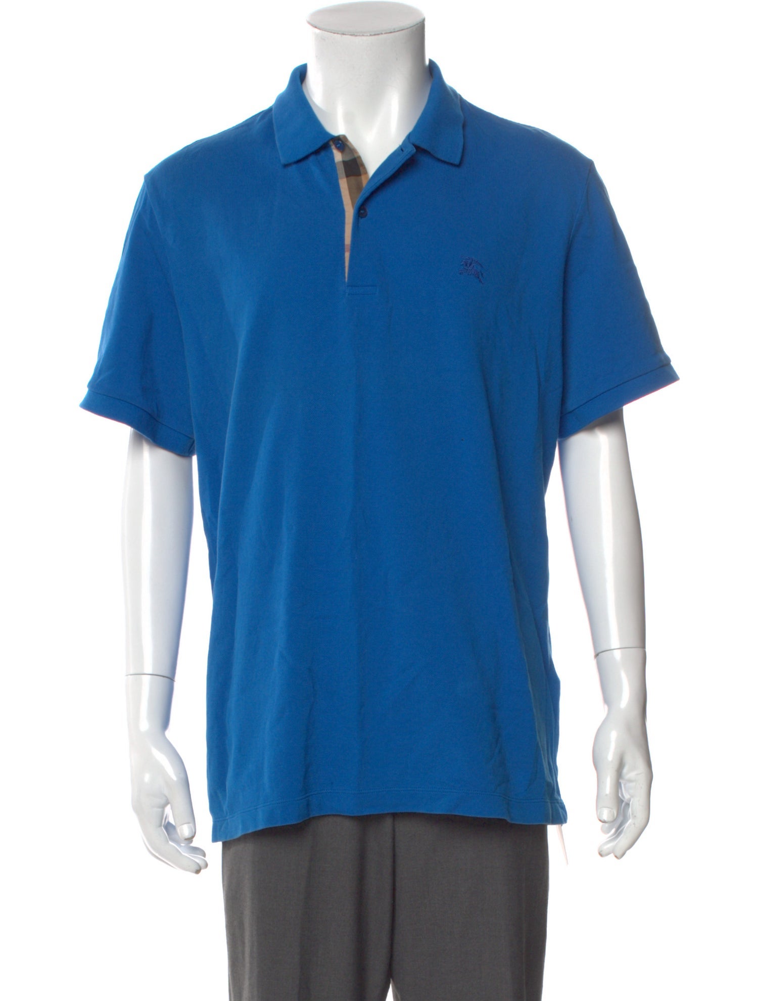 Burberry Brit V-Neck Short Sleeve Polo Shirt